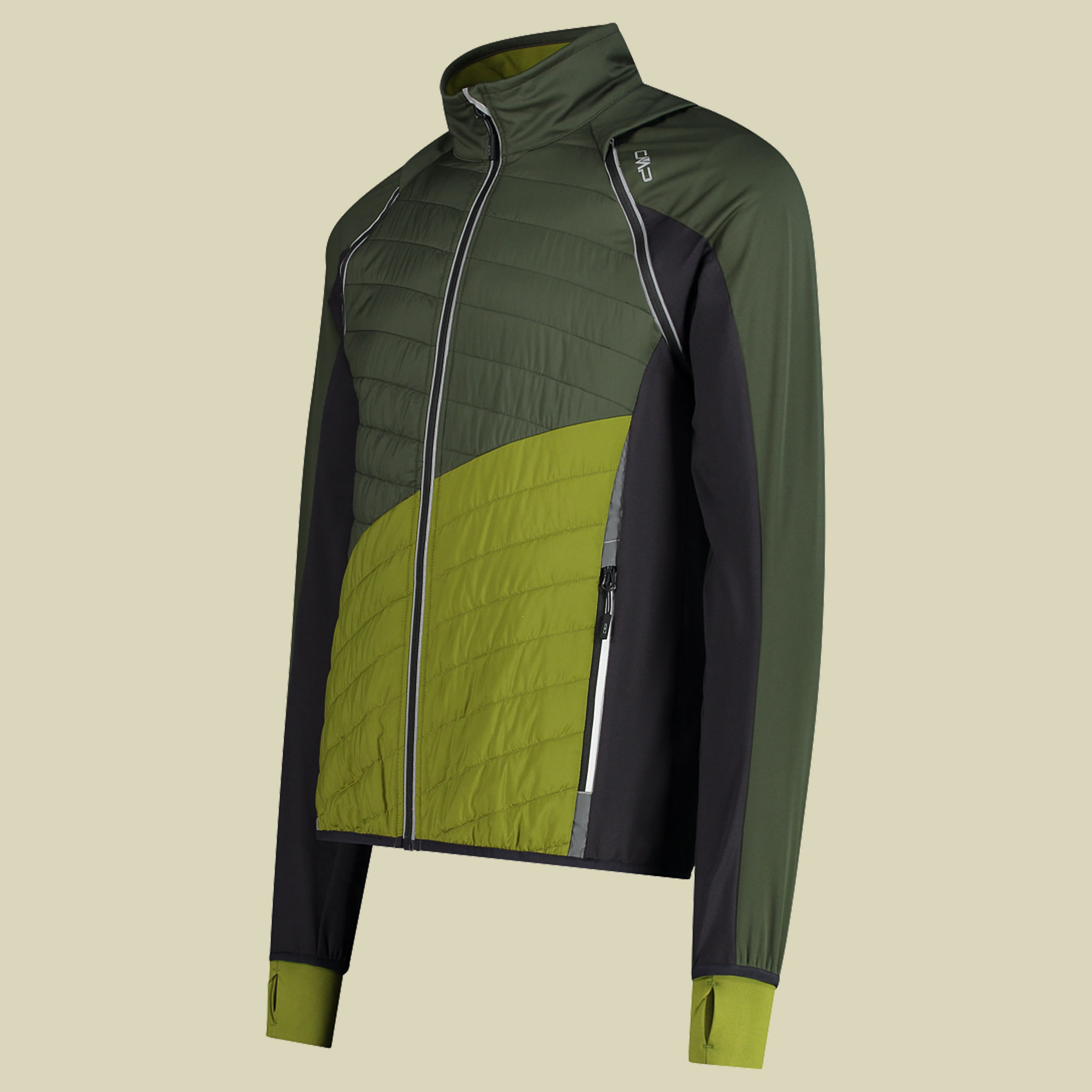 Man Jacket detachable Sleeves 30A2647 Größe 48 Farbe E319 oil green