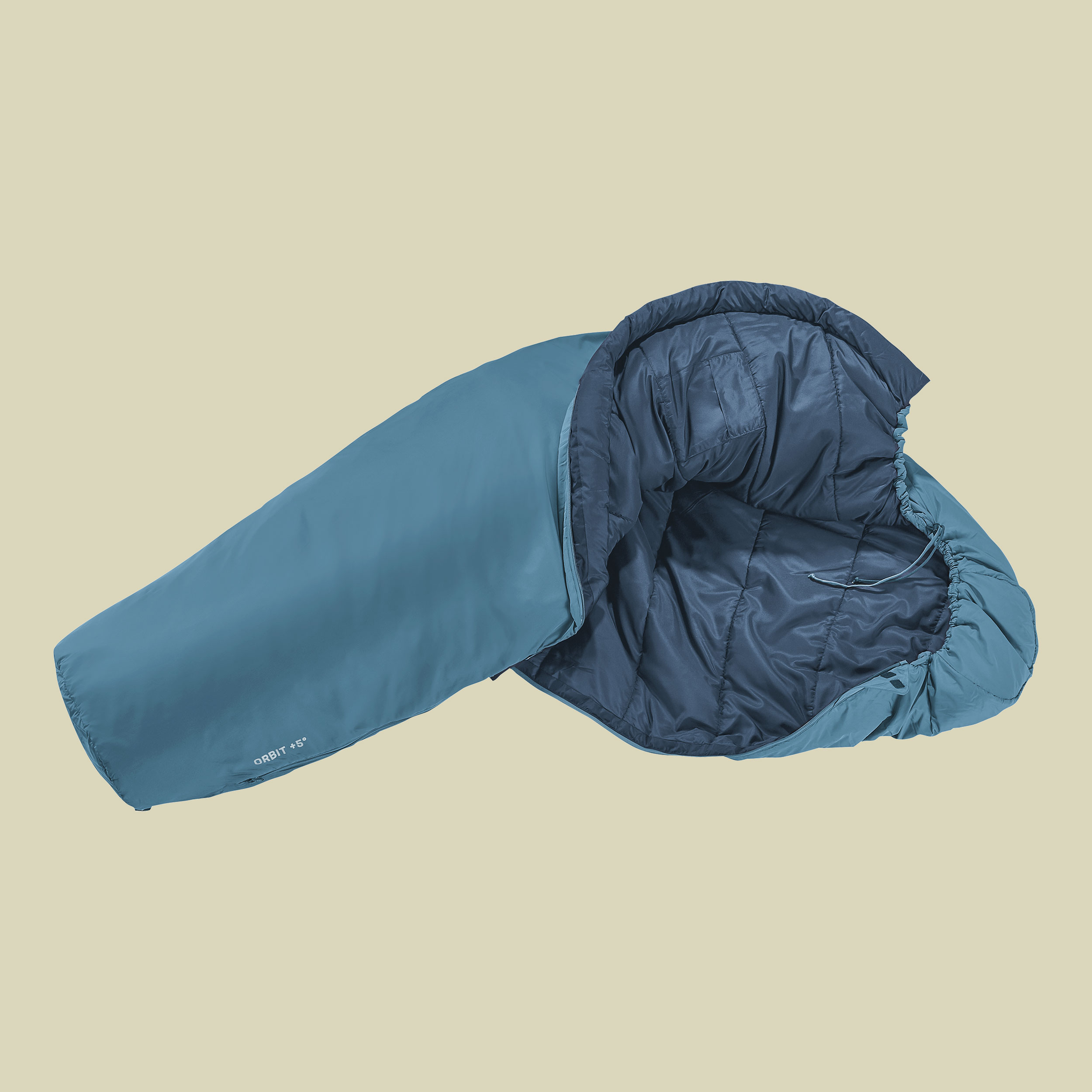 Orbit +5 Grad 185 cm Farbe atlantic-ink, Reißverschlus rechts