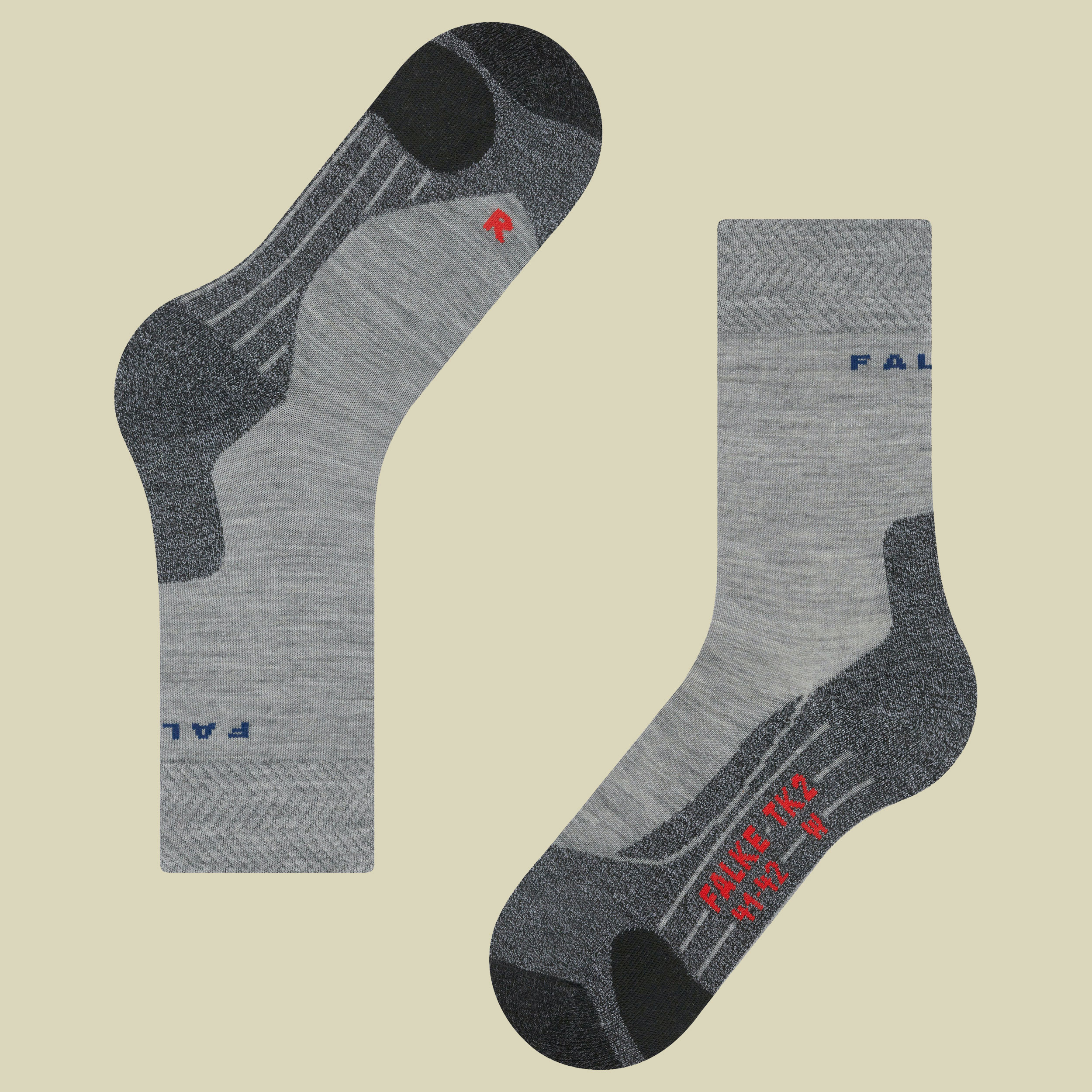 TK 2 Melange Men Größe 42-43 Farbe m.grey melange