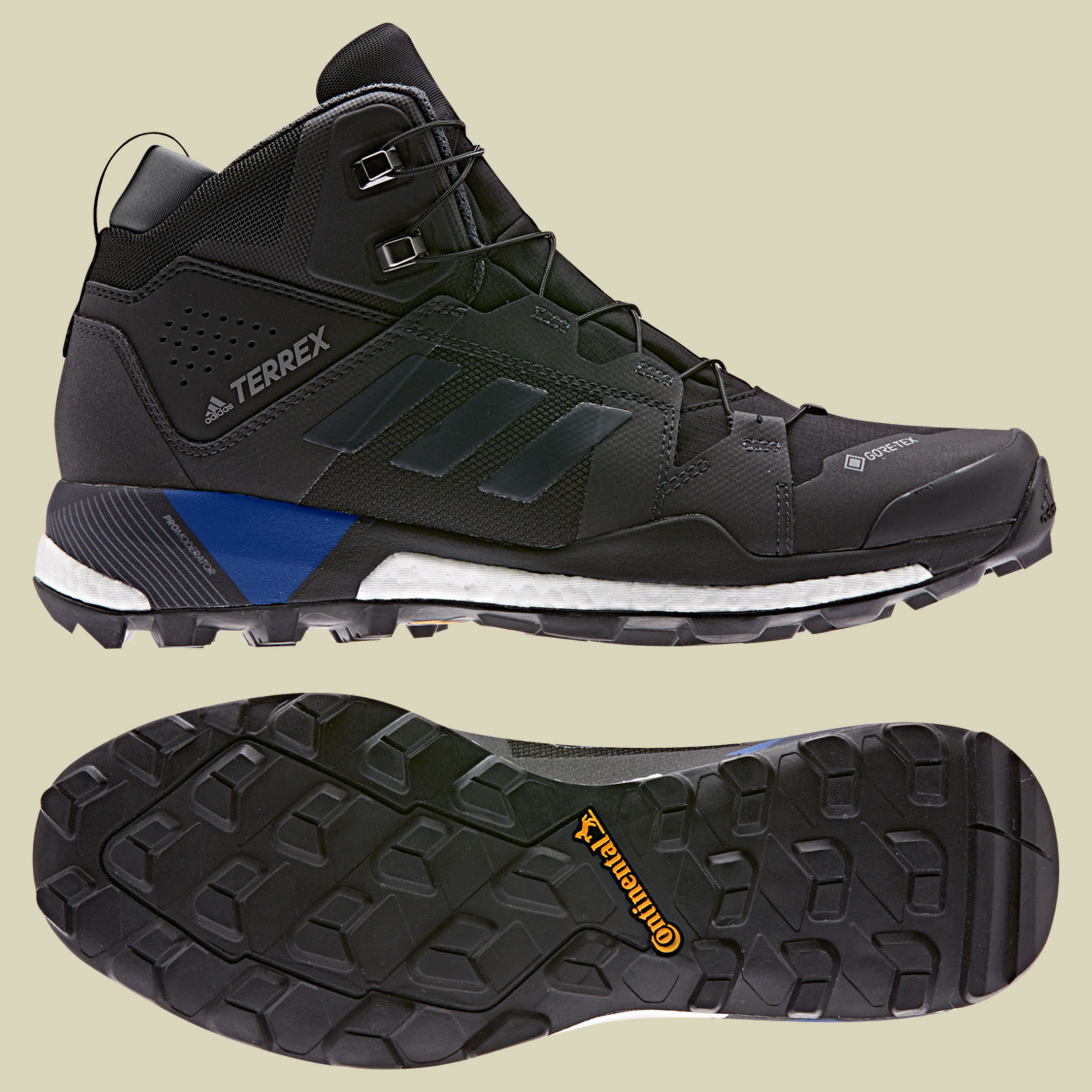 Terrex Skychaser XT Mid GTX Men Größe UK 7,5  Farbe cblack/grefiv/croyal