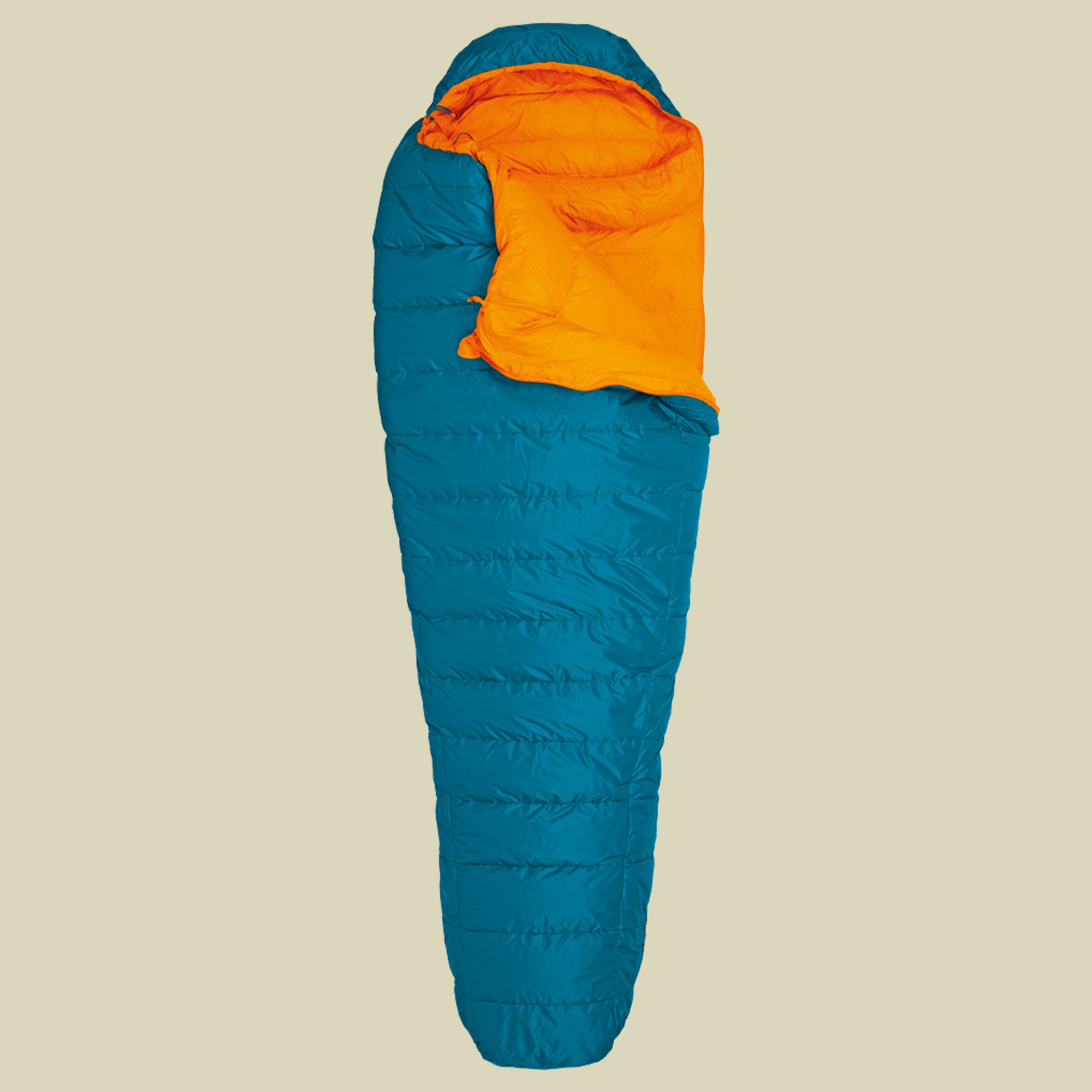 WinterLite -5° bis Körpergröße 180 cm (M) Farbe deep sea/lava, Reißverschluss links