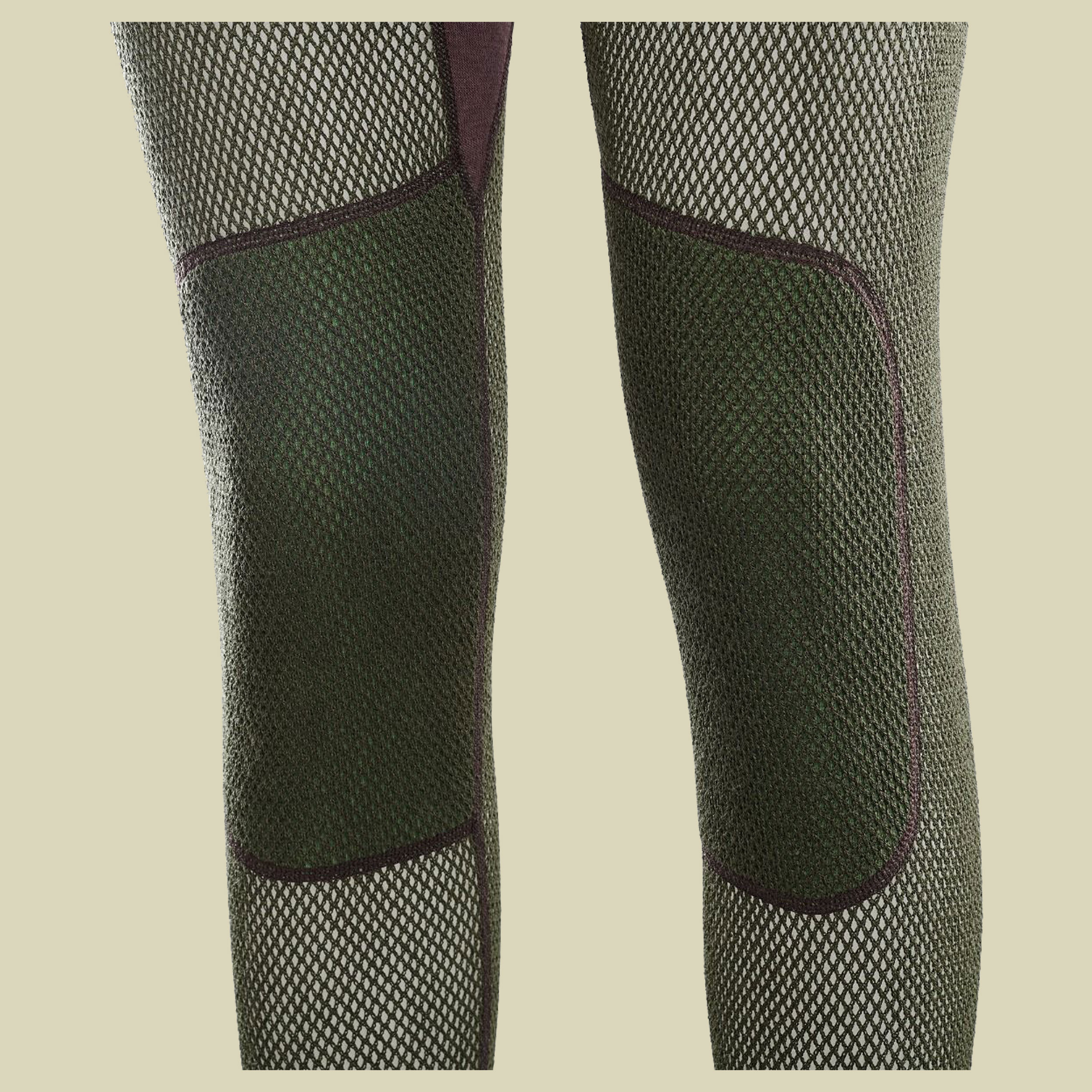 Woolnet Hybrid Long Pants Women Größe L  Farbe fudge / dill / olive night