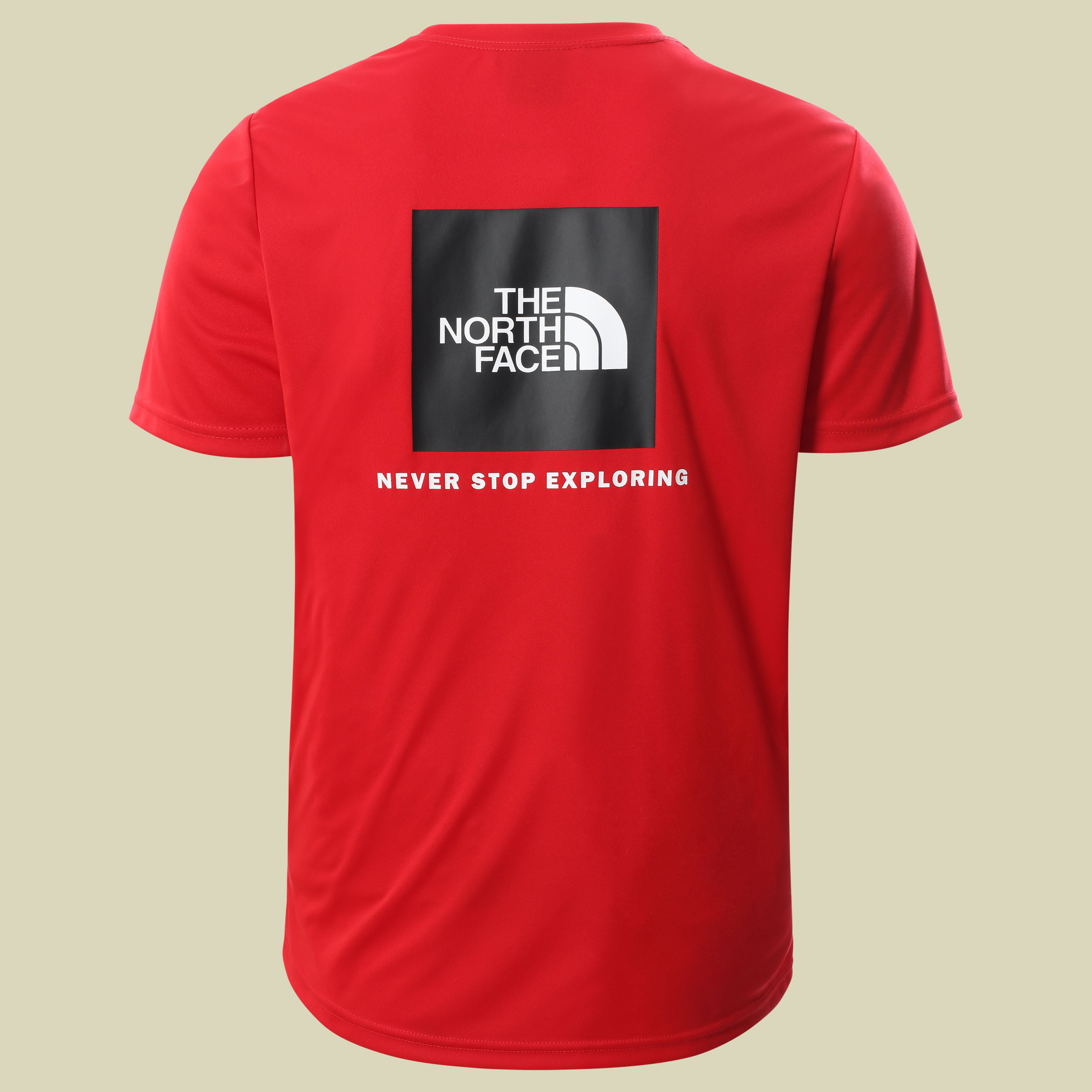 M Reaxion Red Box Tee Men Größe S Farbe TNF red