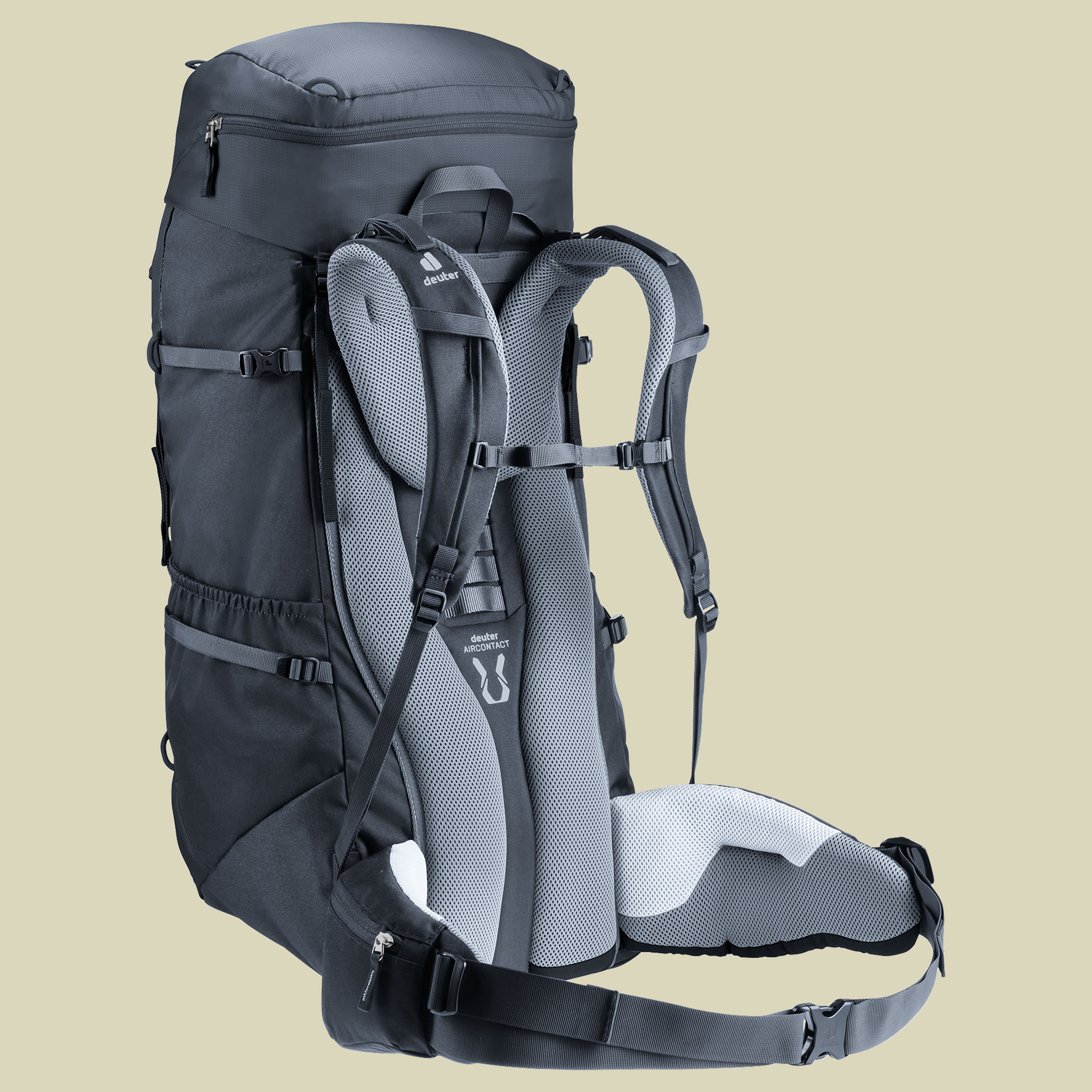 Trekking Lite 55+10 Volumen 55 L + 10 L Farbe black