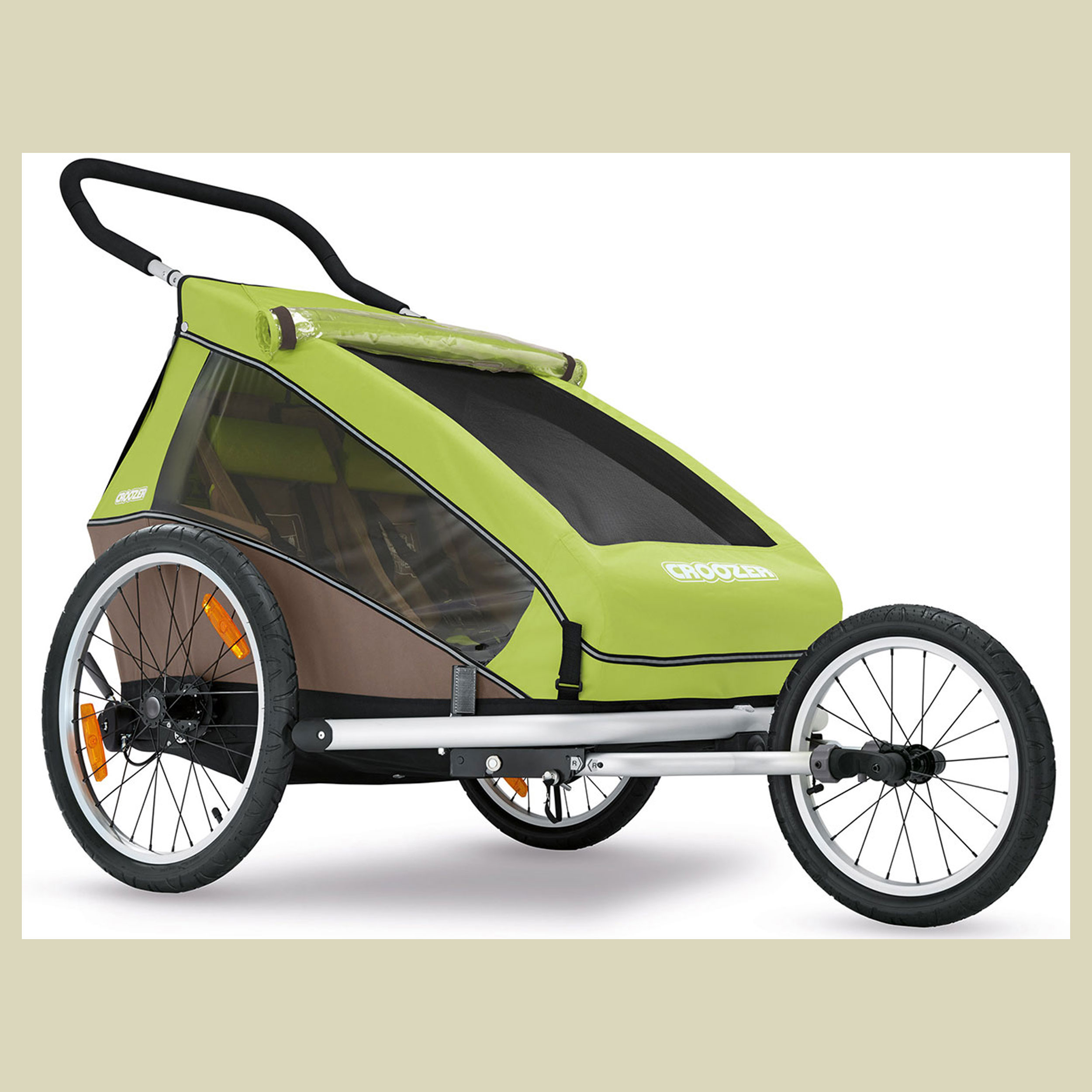 Kid for 2 Modell 2017 Farbe meadow green/sand grey