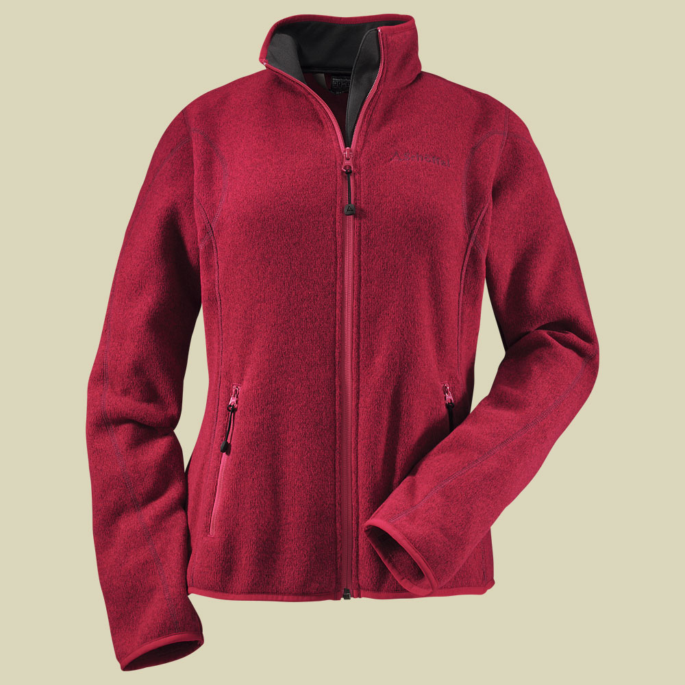 Active Knit Damen Fleecejacke Größe 38 Farbe rot