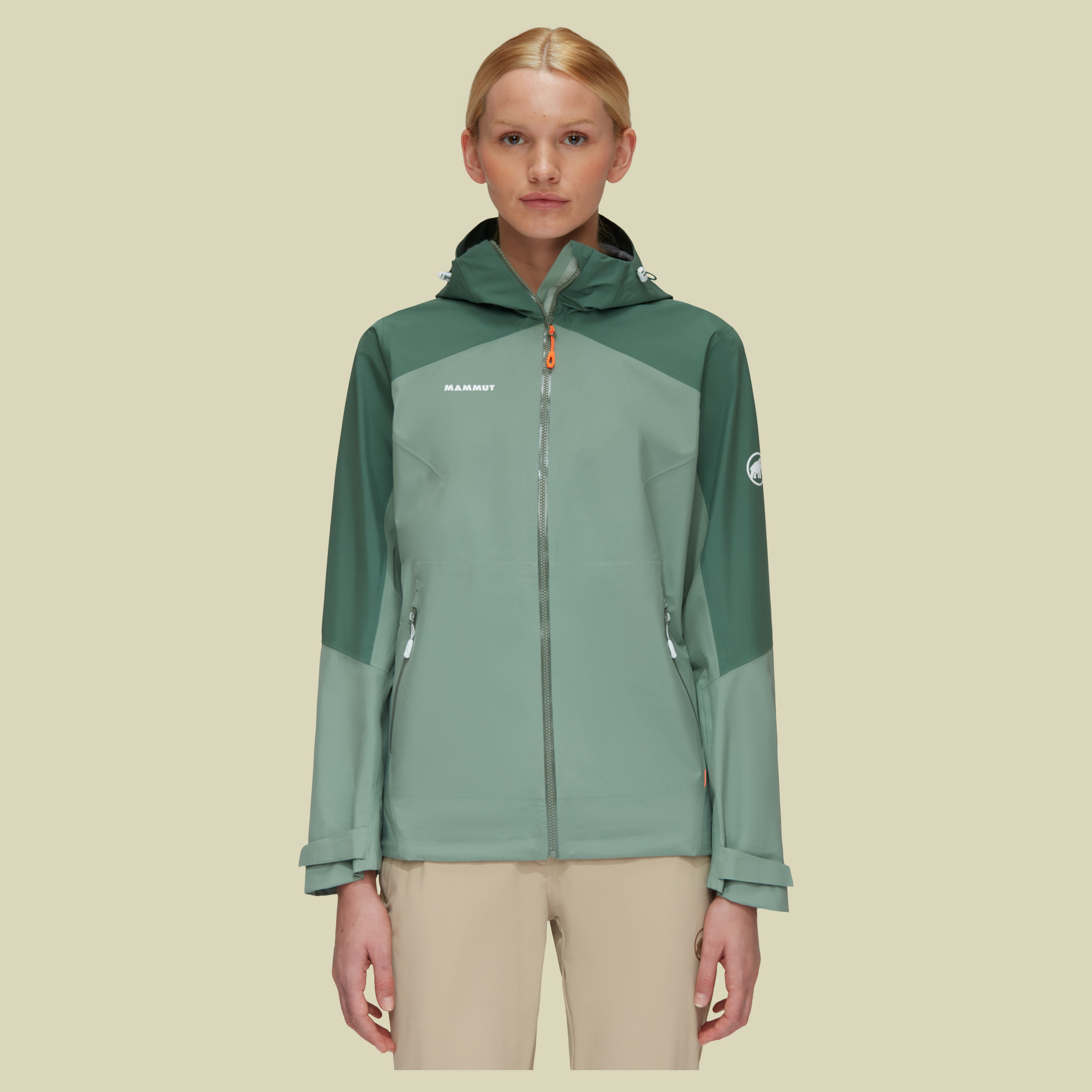 Convey Tour HS Hooded Jacket Women Größe S Farbe jade-dark jade