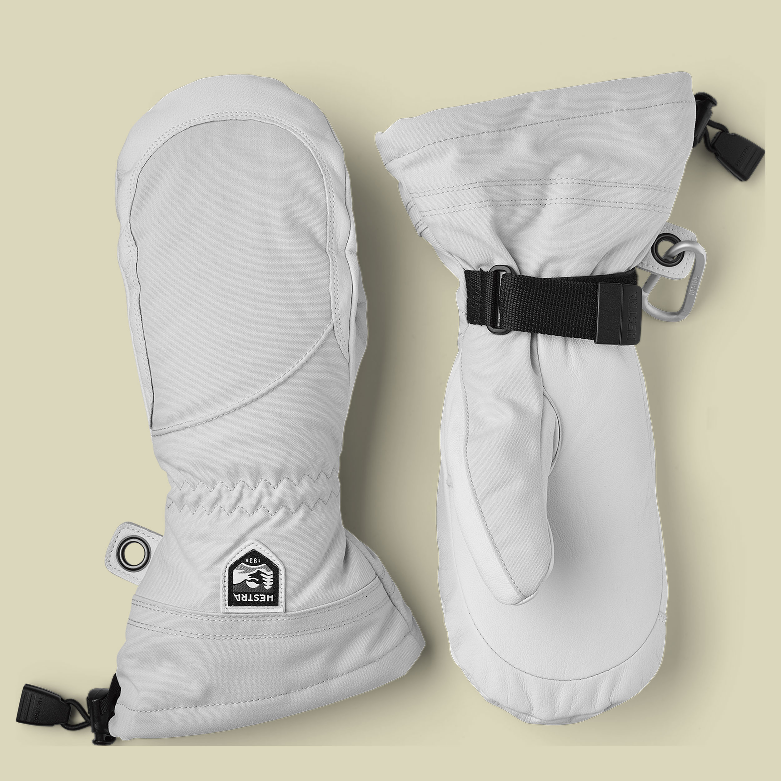 Heli Ski Female Mitt Größe 7 Farbe pale grey/offwhite