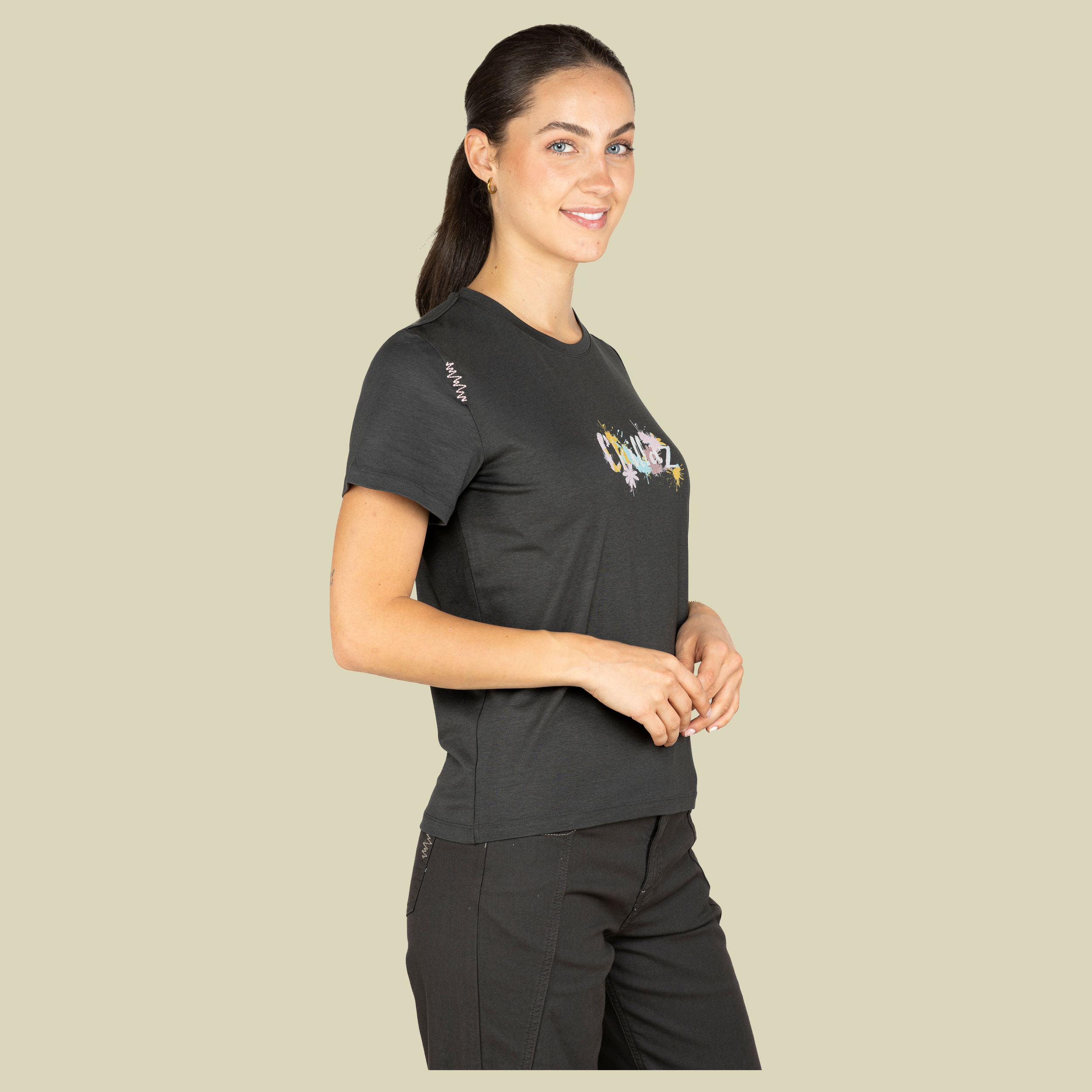 Iseo Floral Vibes Woman 40 schwarz - Farbe titan