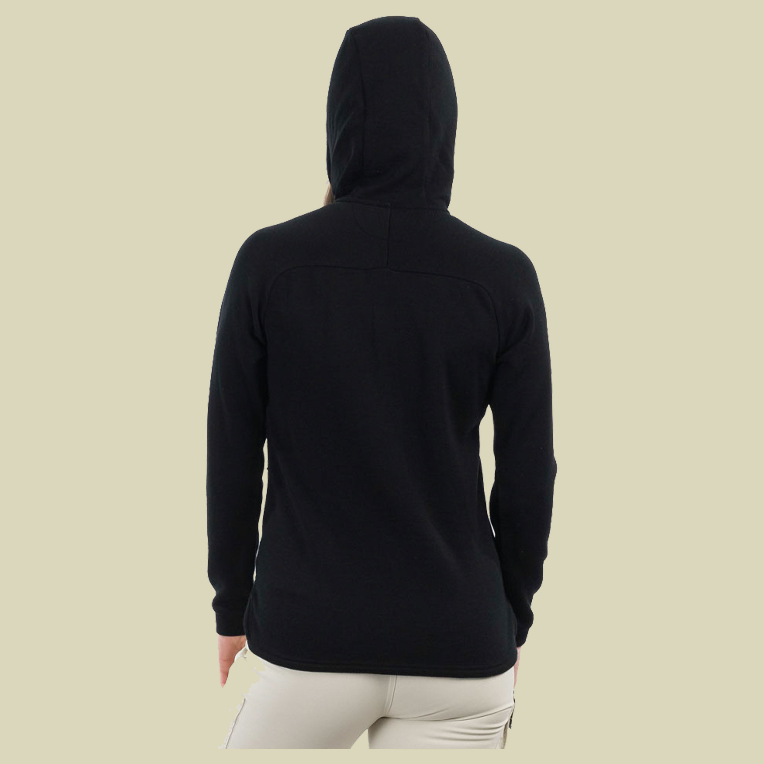 Tuva Light Wool Hood Jacket Women Größe L  Farbe black
