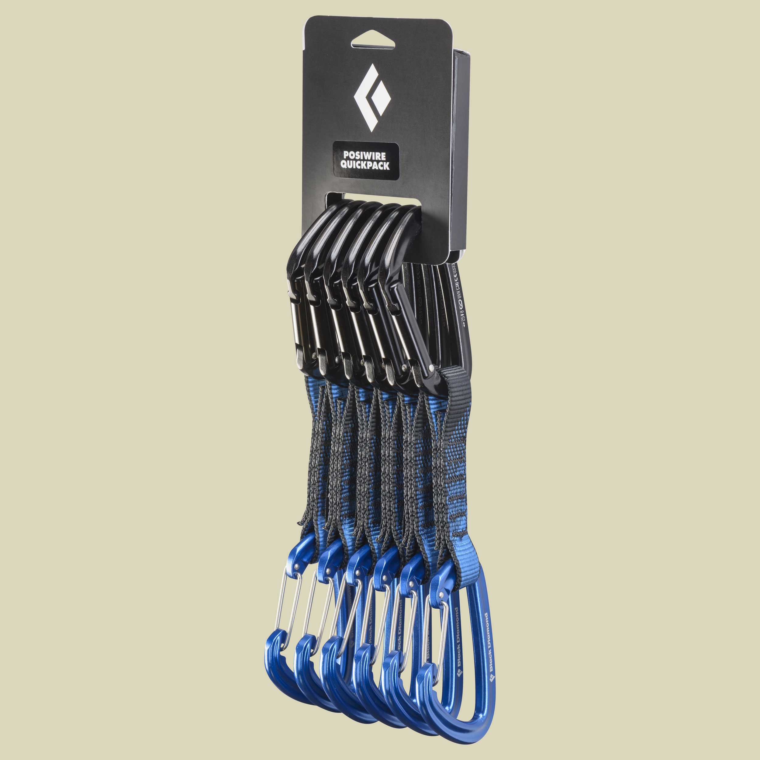 PosiWire Quickdraw12cm 6-Pack Farbe black/blue