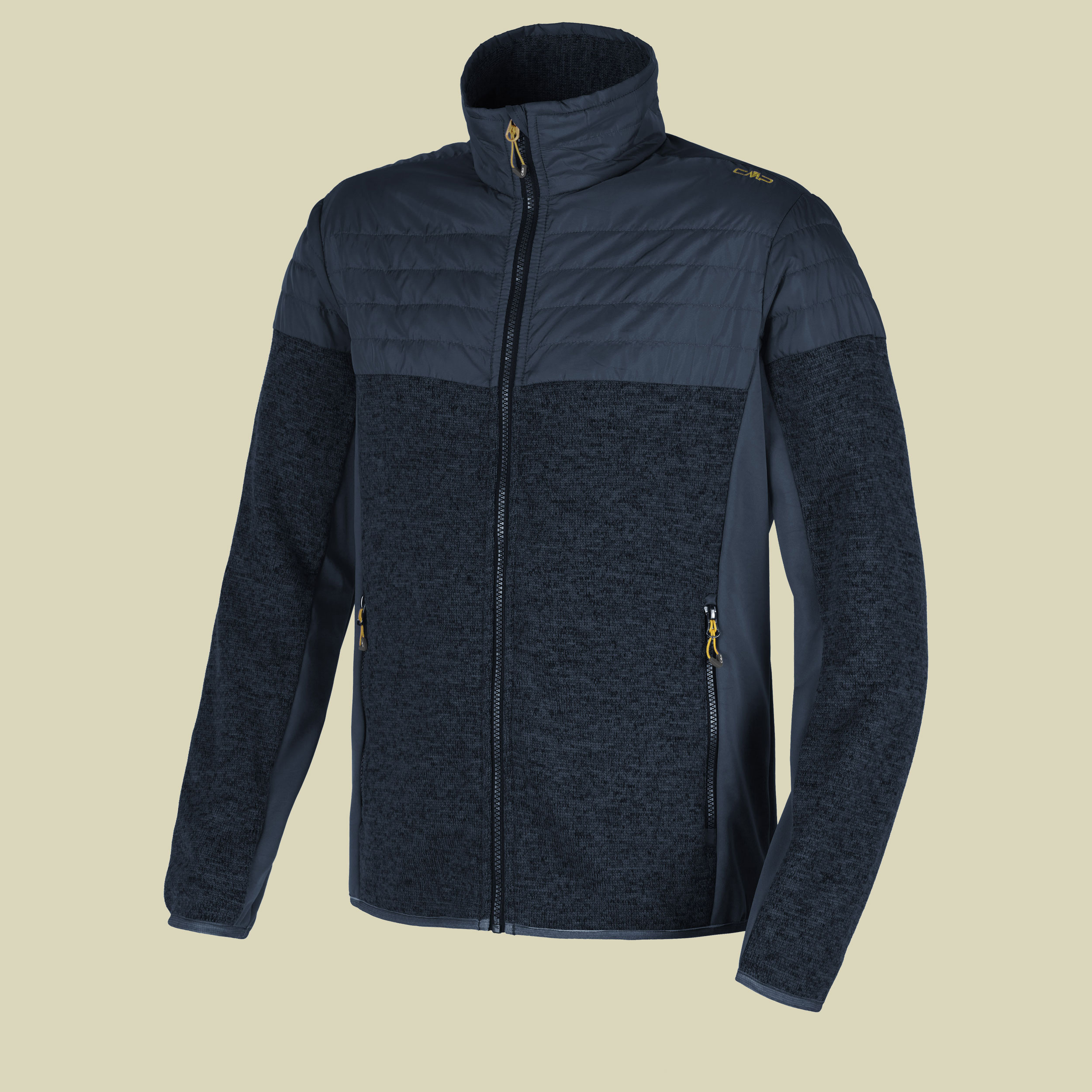 Man Hybrid Jacket Knitted 3H72677 Größe 48 Farbe 034Q b.blue nero