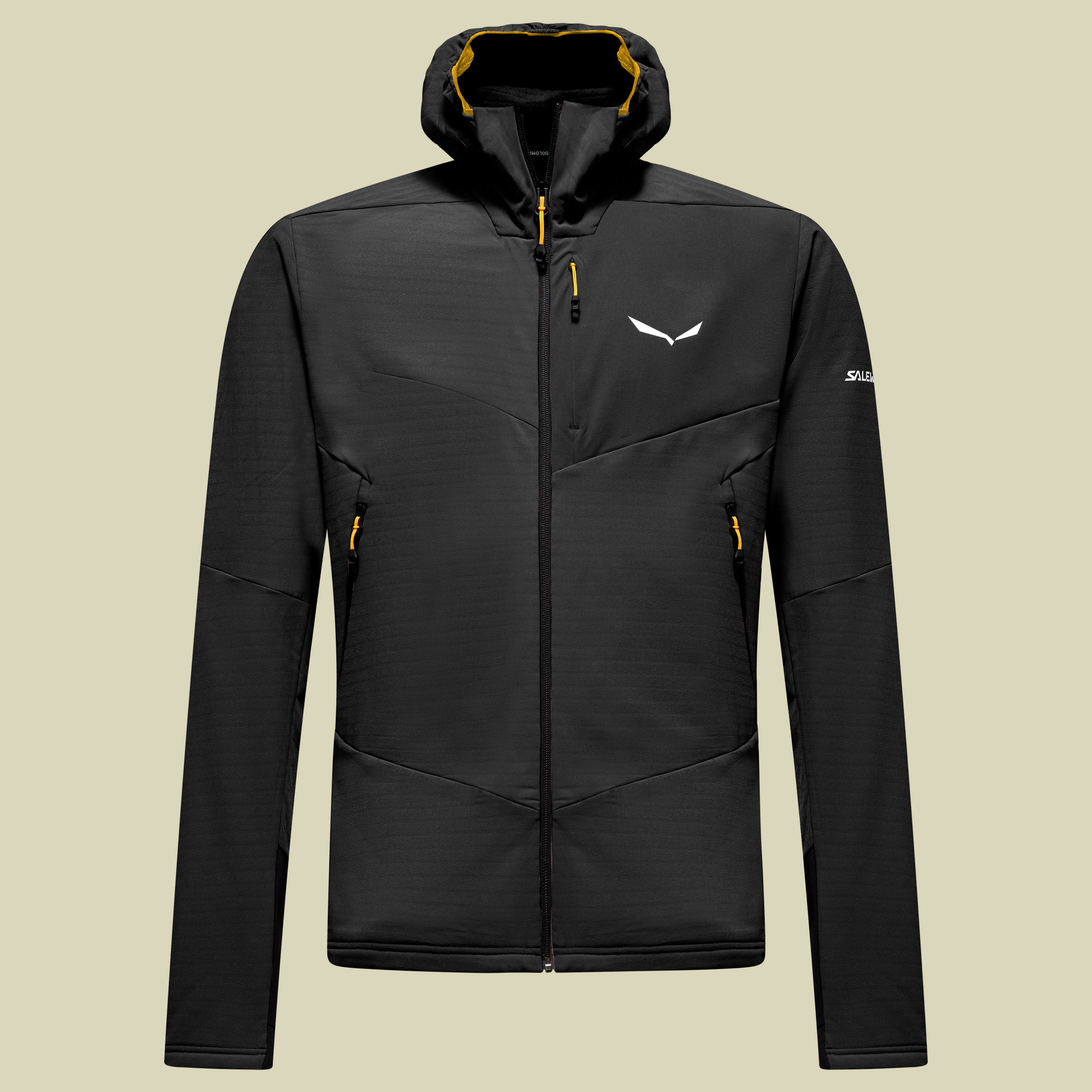 Ortles Fleece HD FZ Men 48 (M) schwarz - black out