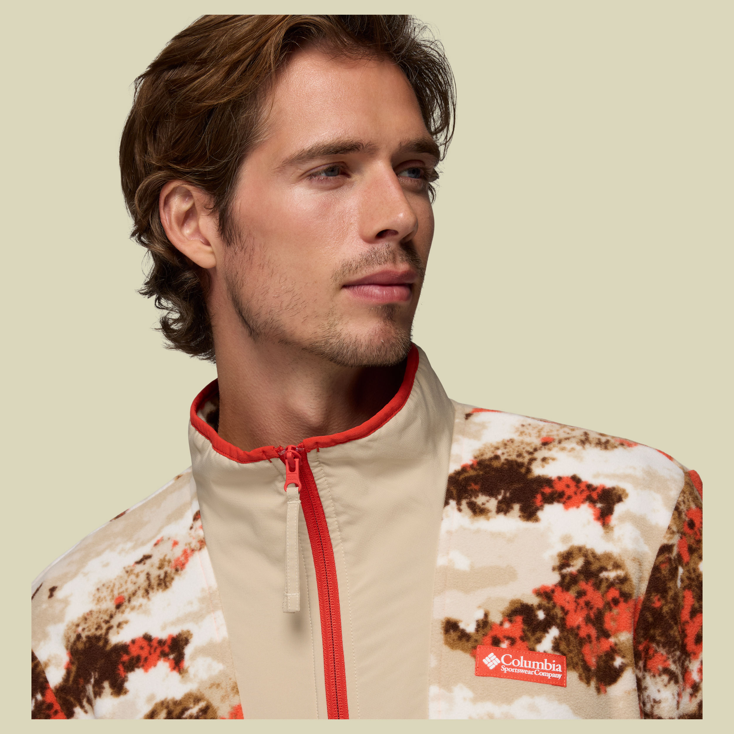 Sequoia Grove Printed Full Zip Men S mehrfarbig rot - zing,fieldaze