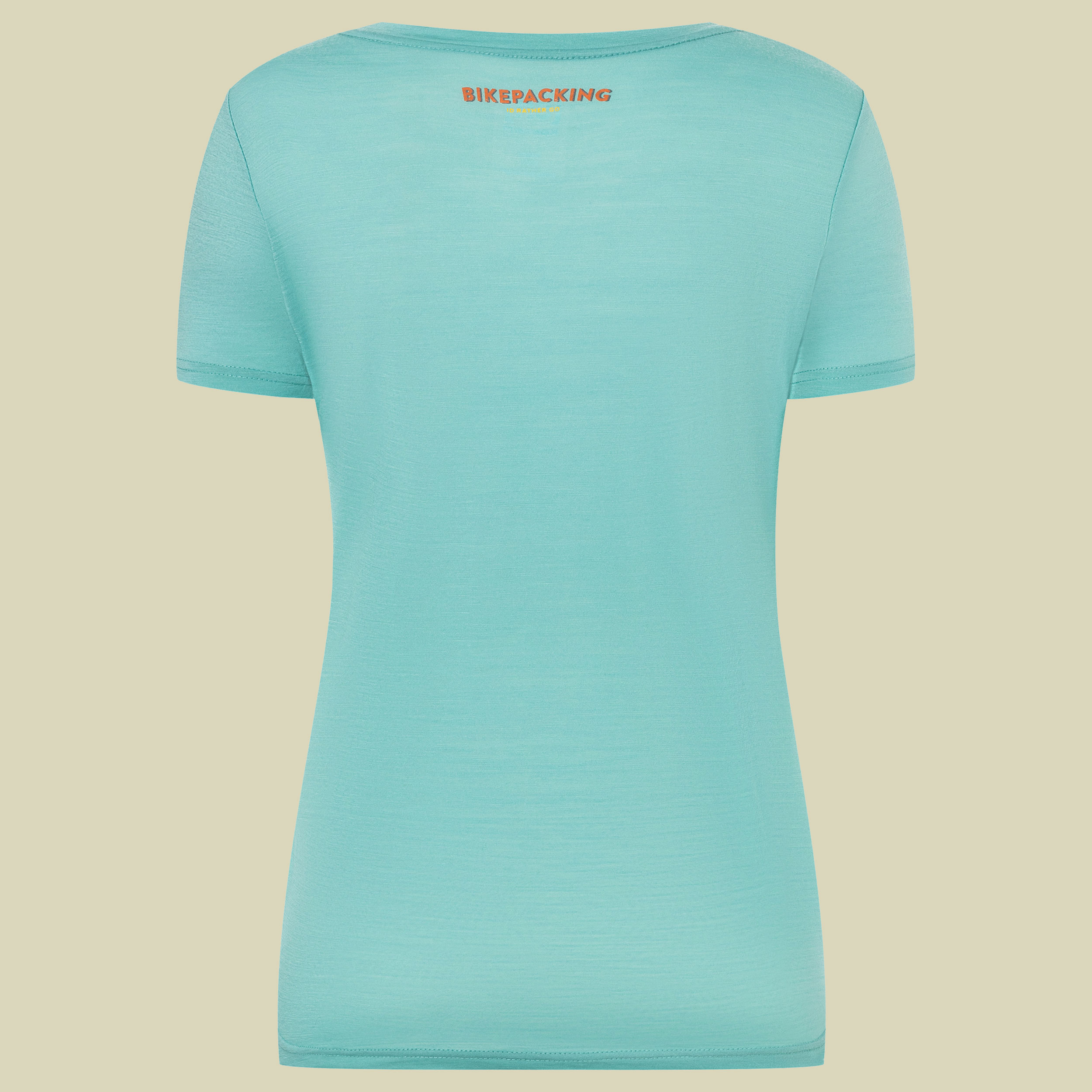 Bikepacking Tee Women Größe L  Farbe wasabi/various