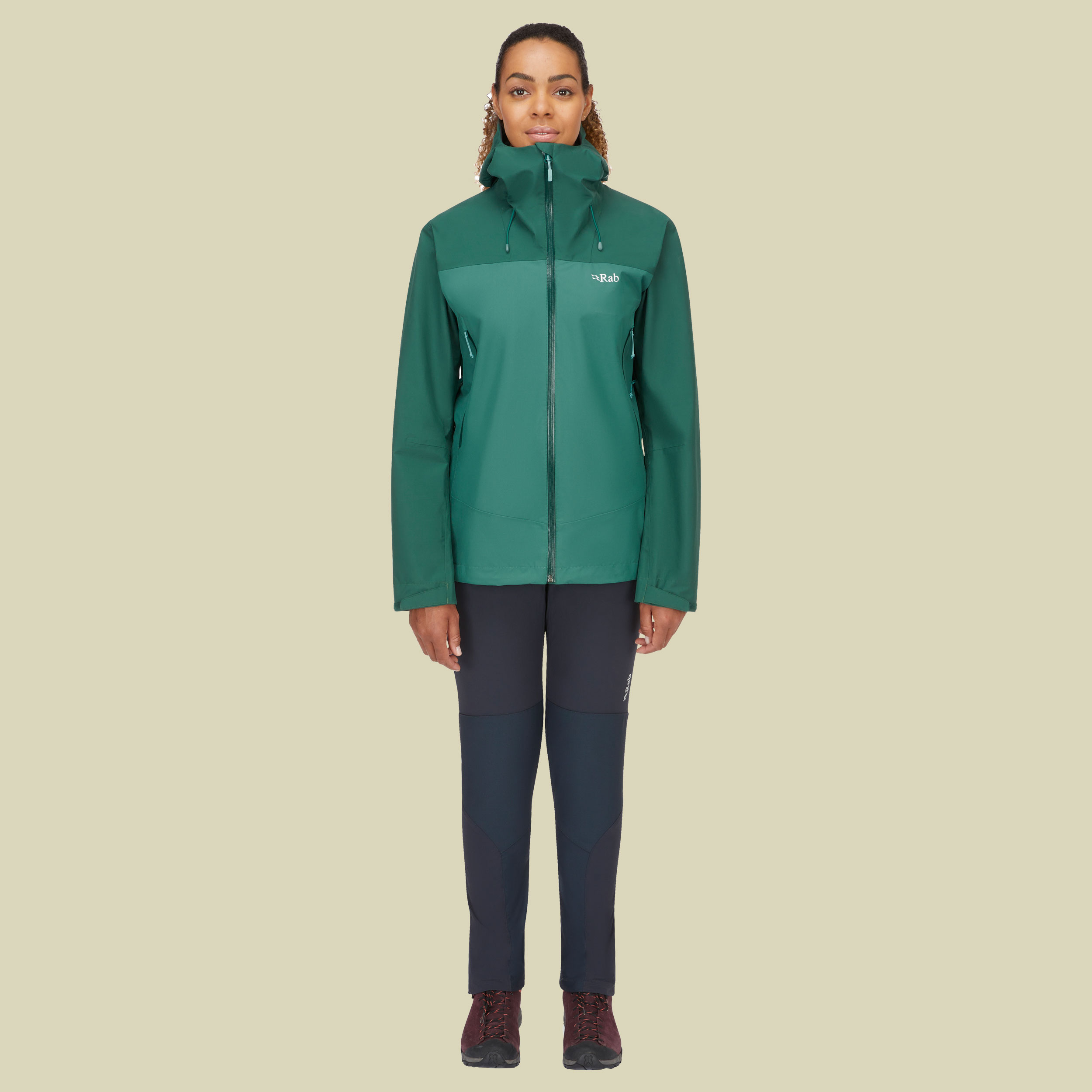 Arc Eco Jacket Women Größe 36 (08) Farbe green slate/eucalyptus