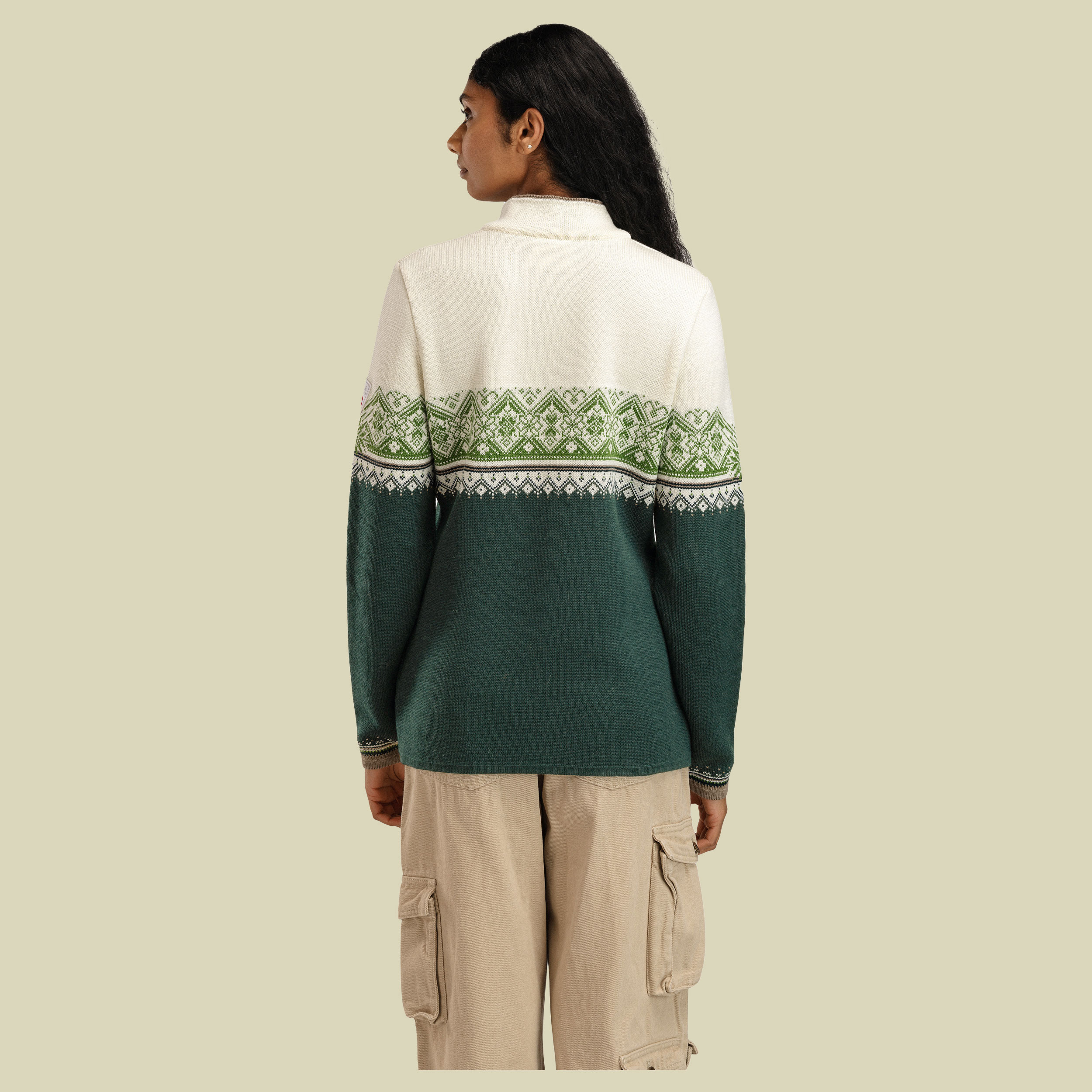 Moritz Sweater Women grün XL - pine green/off white/spring green