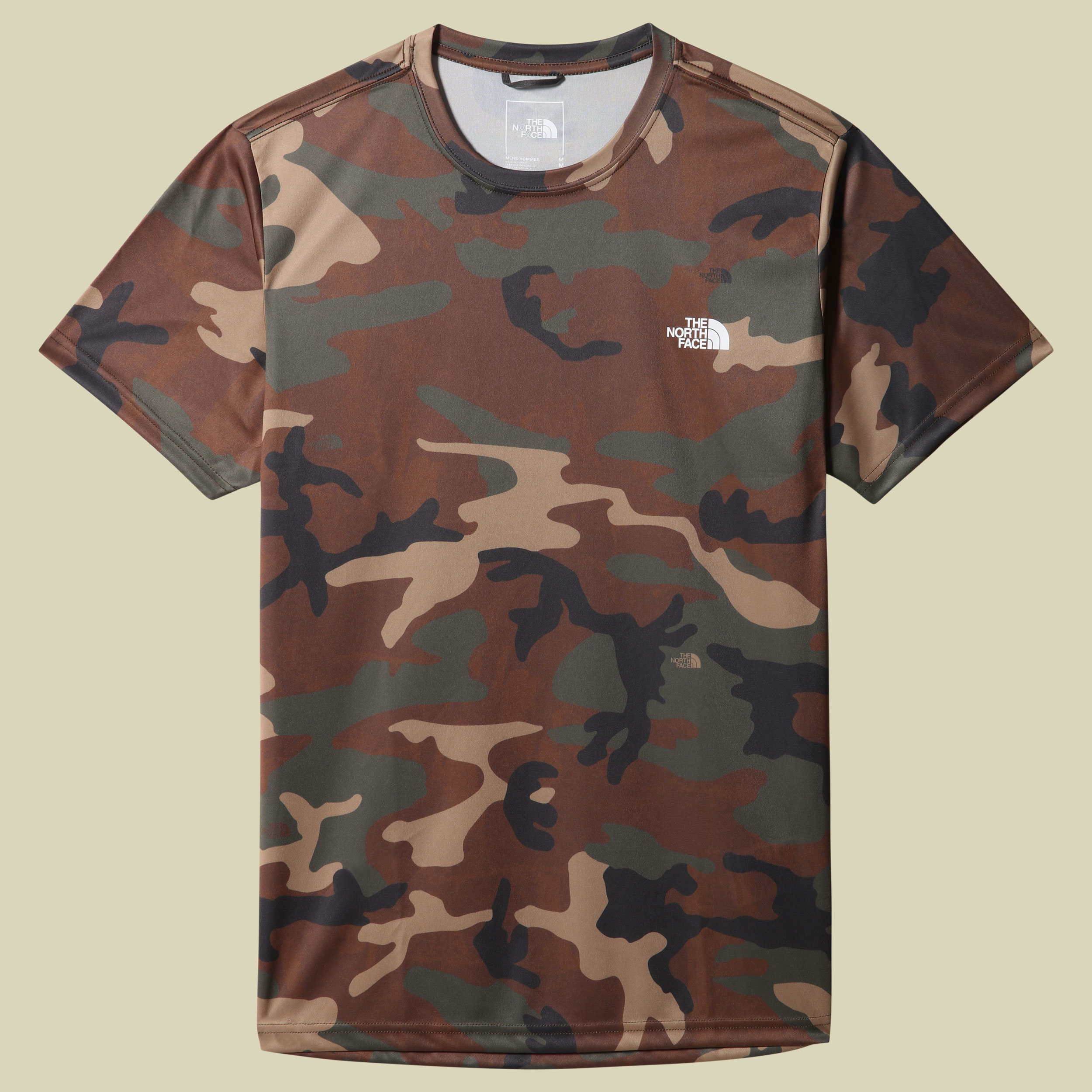 Reaxion Amp Crew Men Größe S Farbe kelp tan TNF camo print
