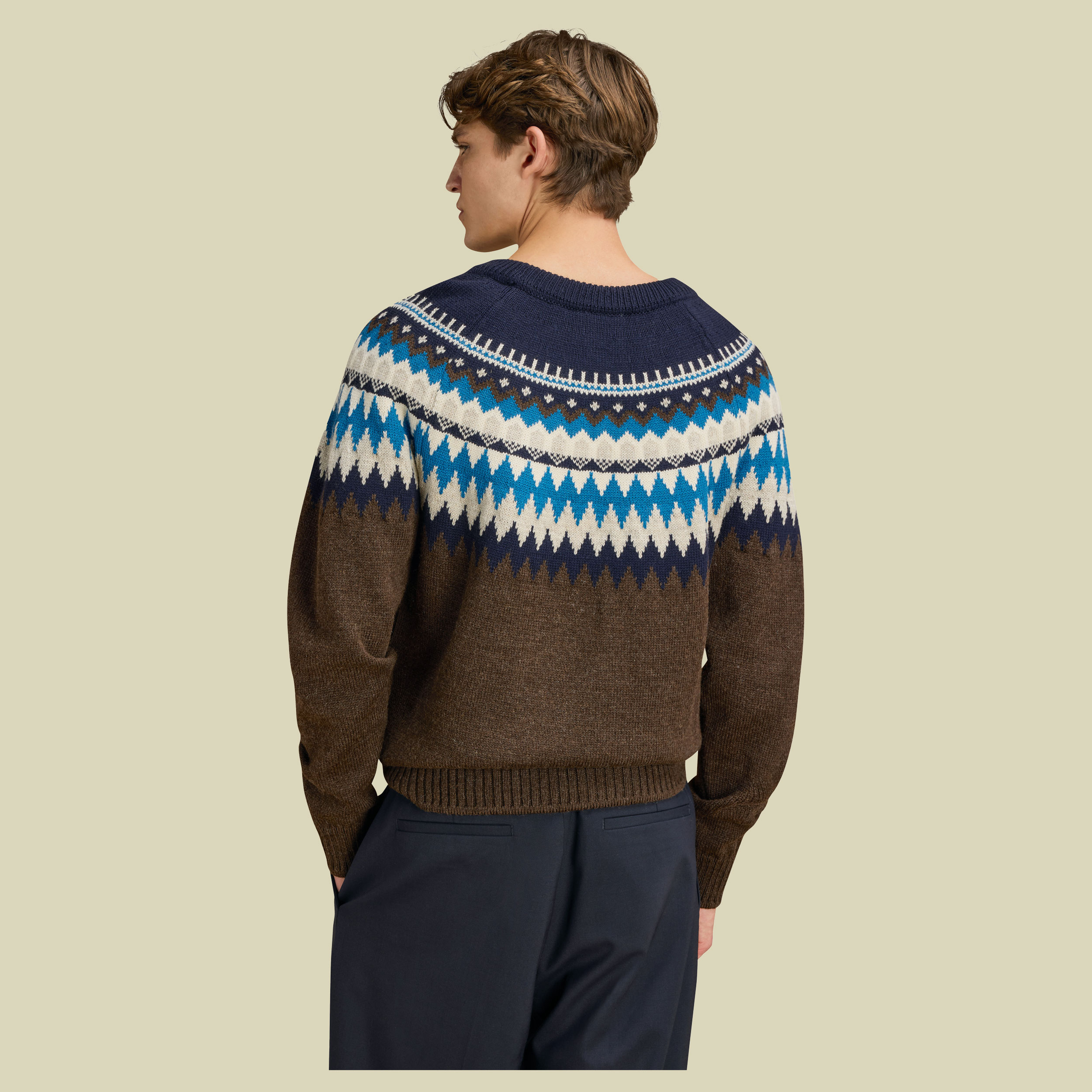 Losna Masc Sweater Men XL braun - coffee navy