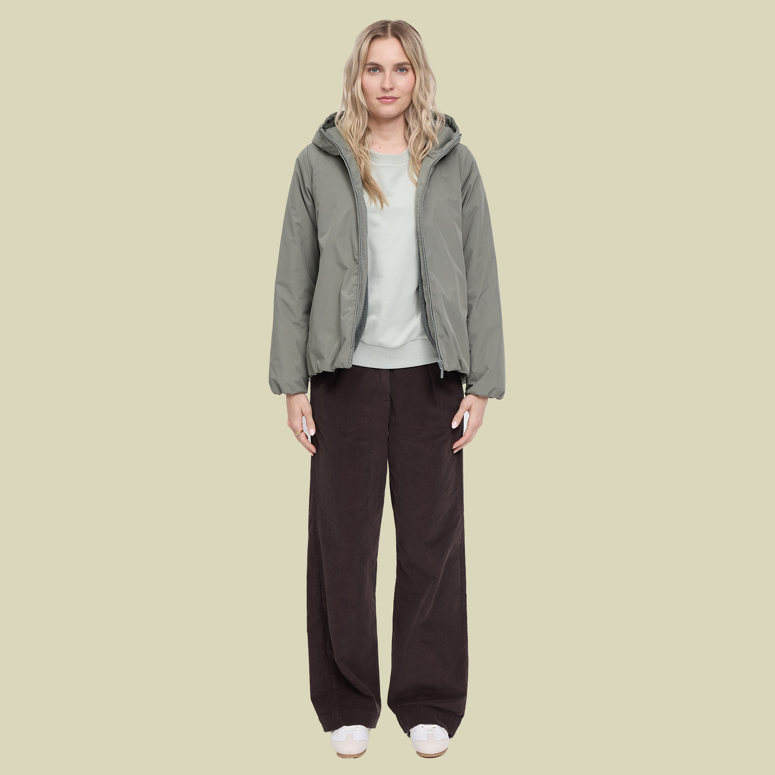 Basic Padded Jacket Women XS grün1 - light bottle