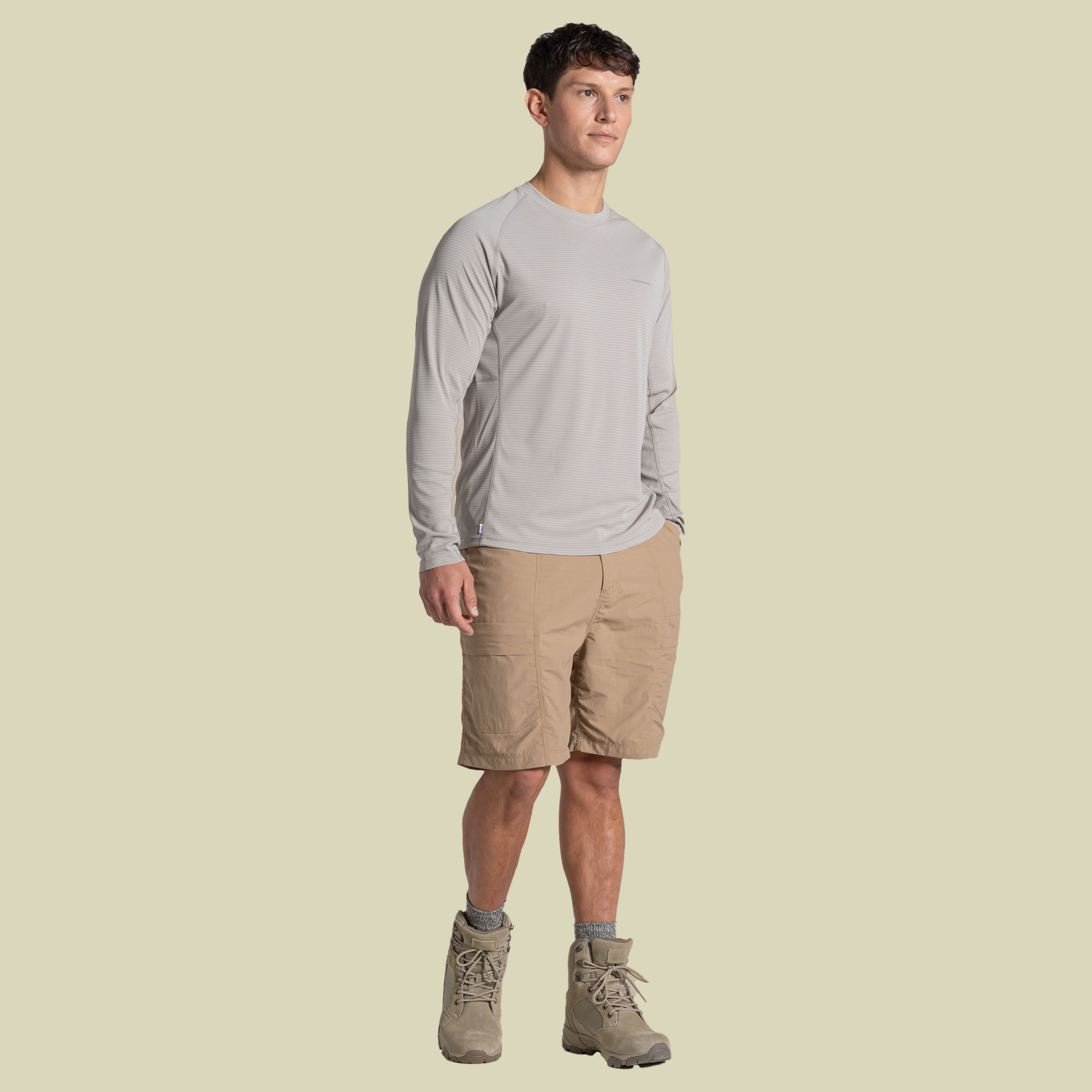 NosiLife SolarShield+ Long Sleeved Men XL grau - parchment