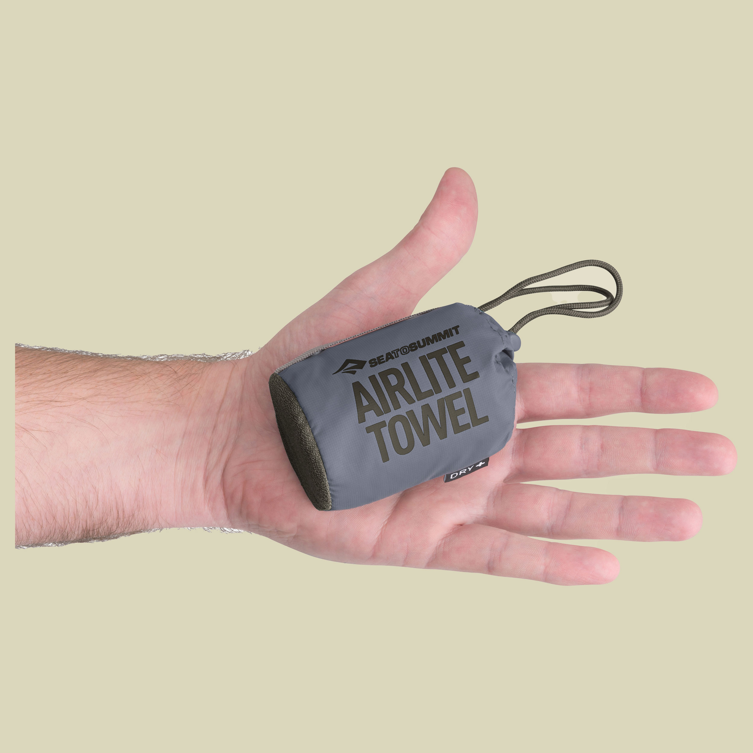 Airlite Towel schwarz small - Farbe beluga