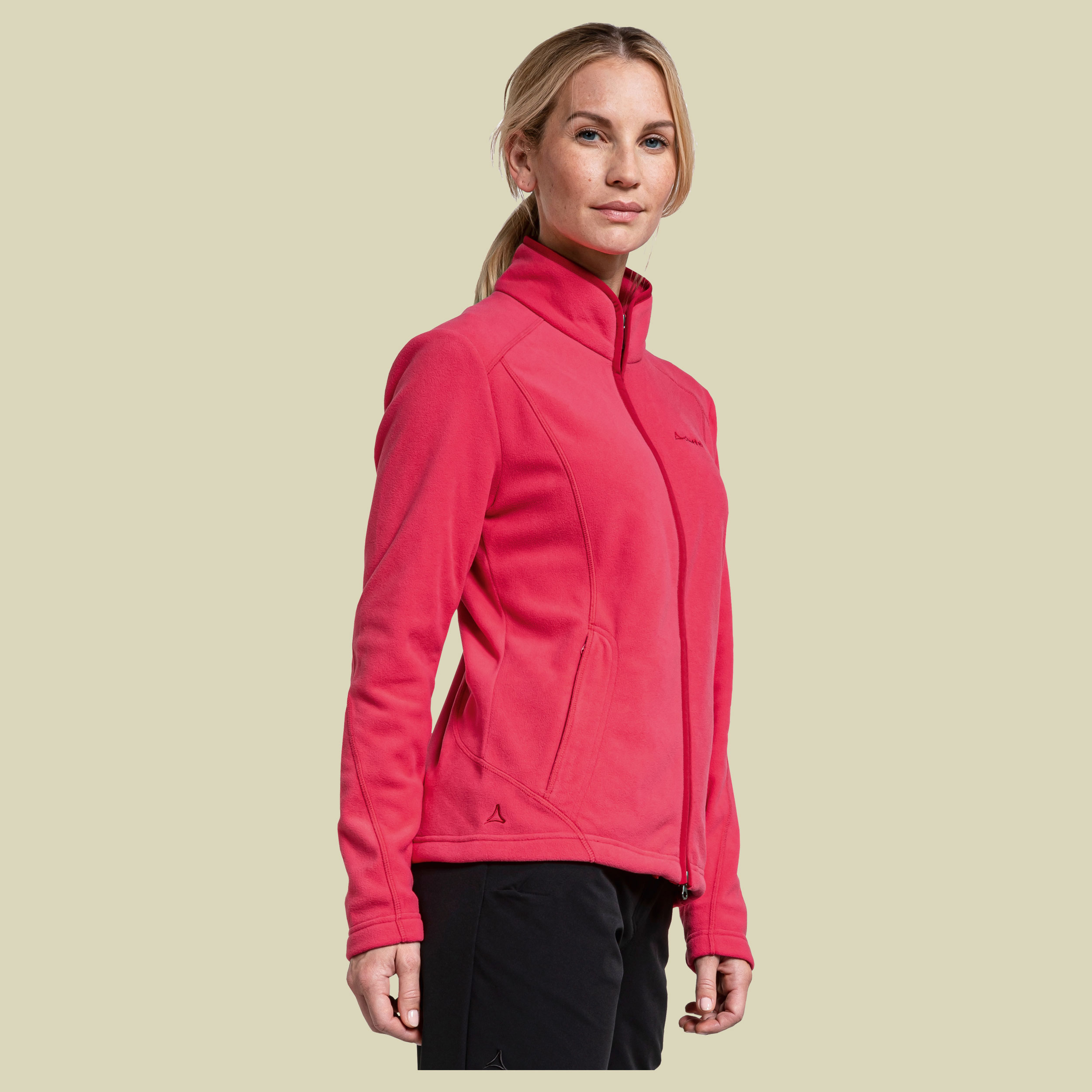 Fleece Jacket Leona2 Women Größe 44 Farbe geranium