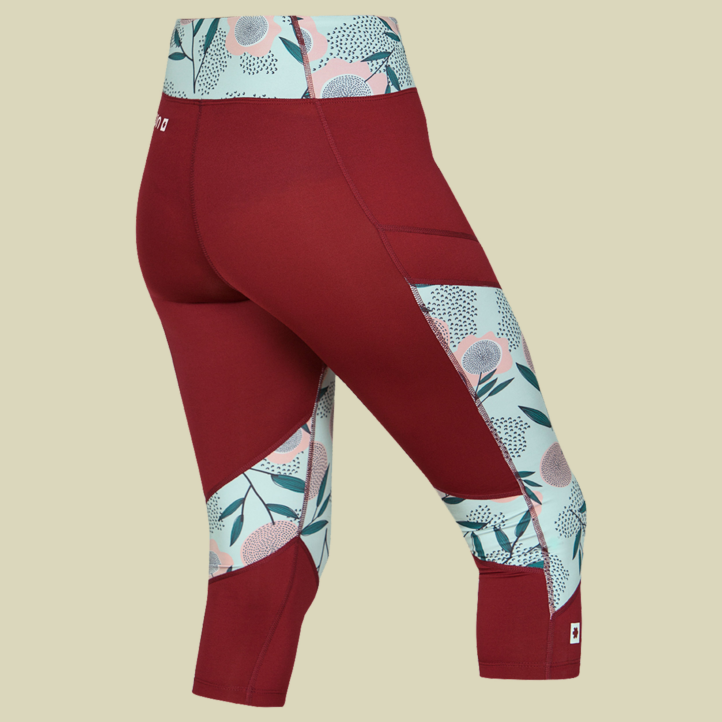 Rhea 3/4 Leggings Größe L  Farbe wine merlot