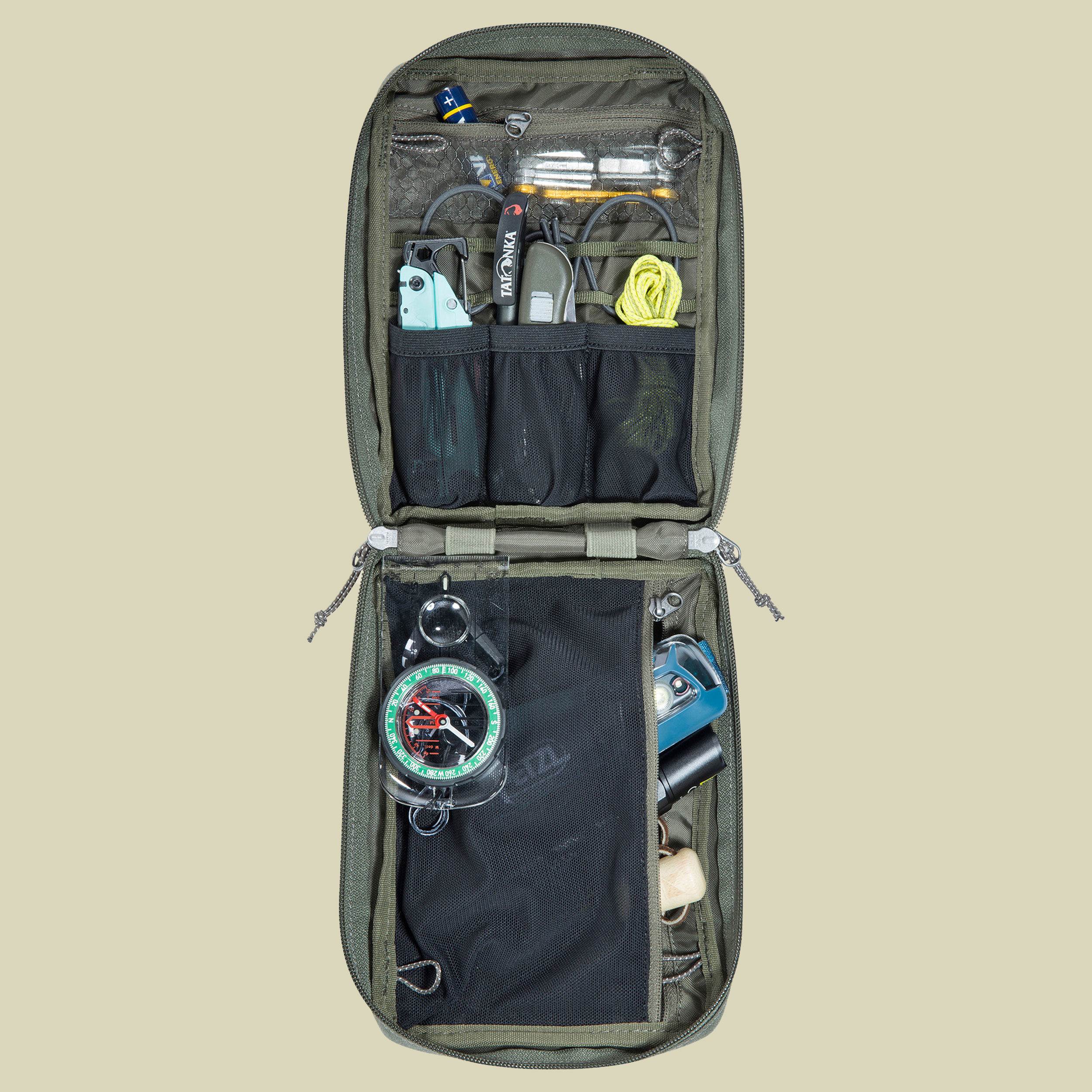 Universal Pouch 20 x 14 one size grün - stone grey olive