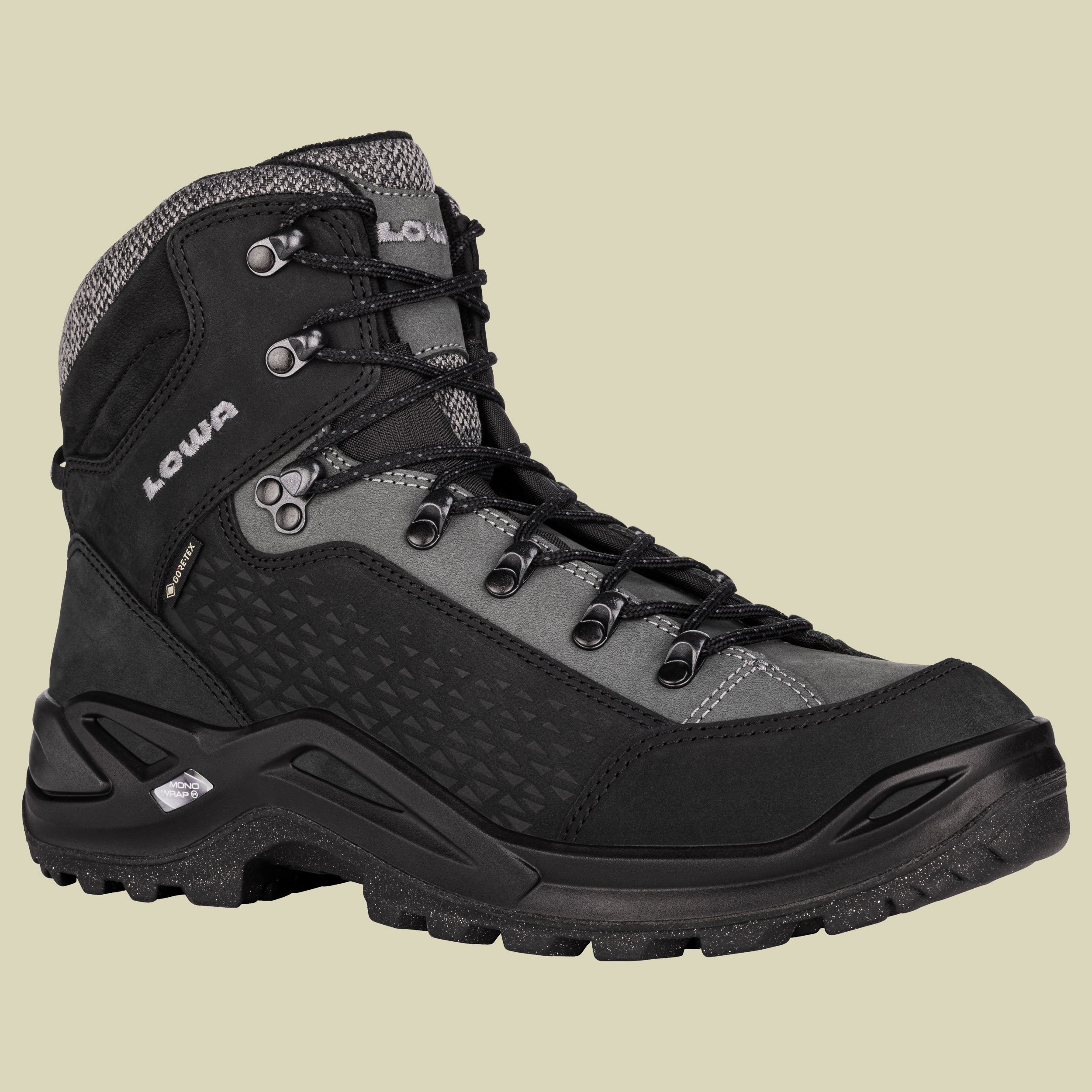 Renegade Warm GTX Mid Men UK 10 schwarz - schwarz/grau