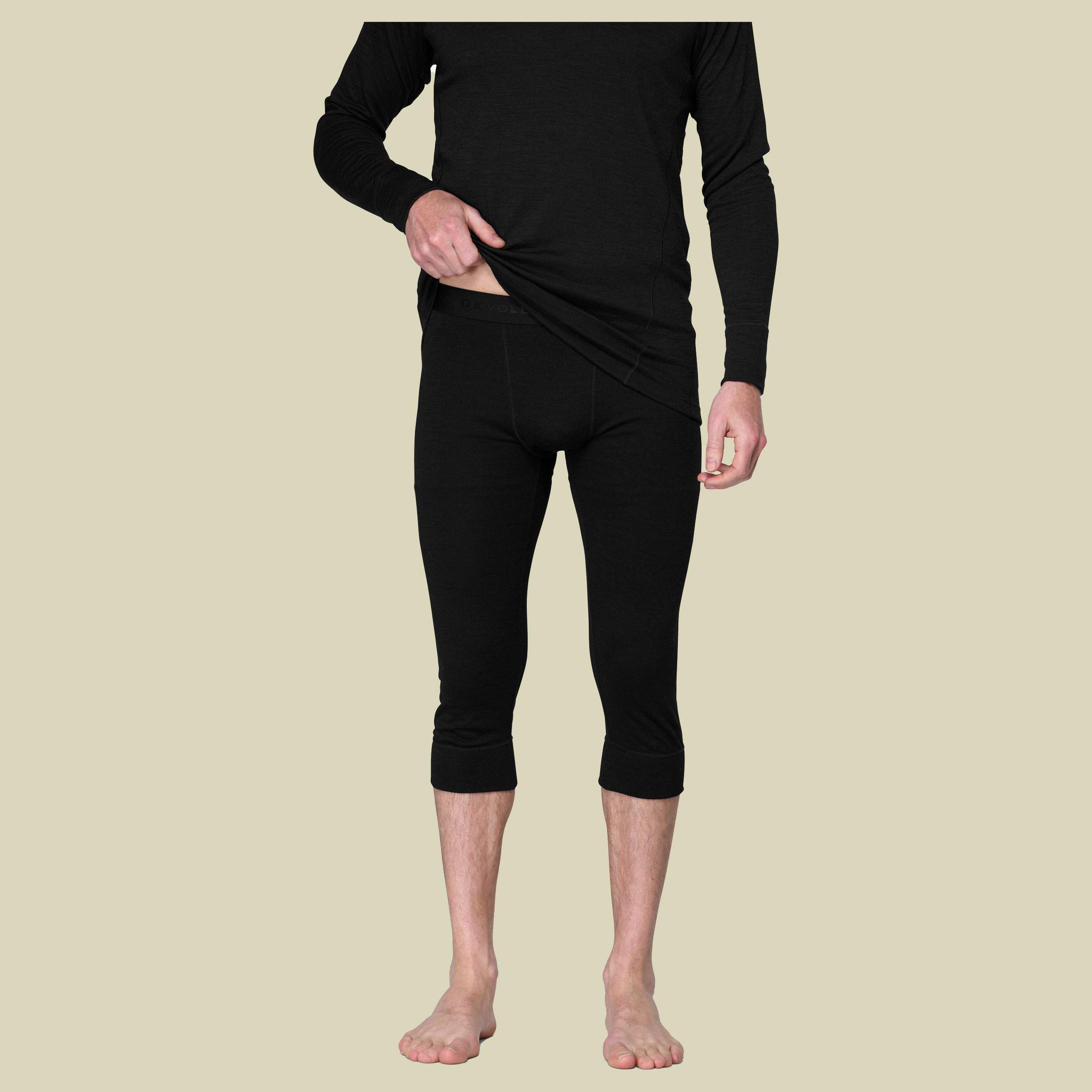 Duo Active Merino 205 3/4 Longs Man XL schwarz - black