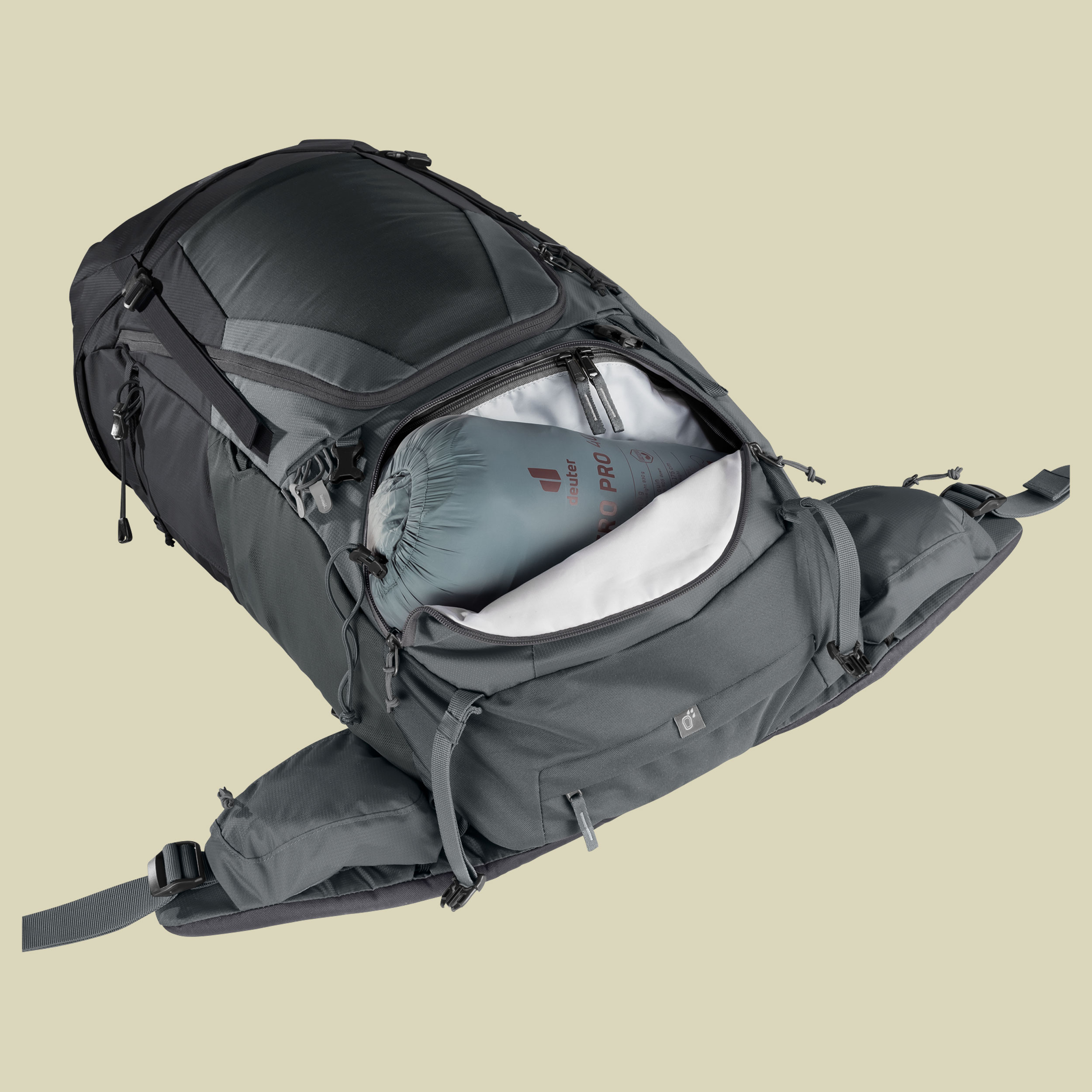 Futura Air Trek 55 + 10 SL Volumen 55 L + 10 L Farbe black-graphite