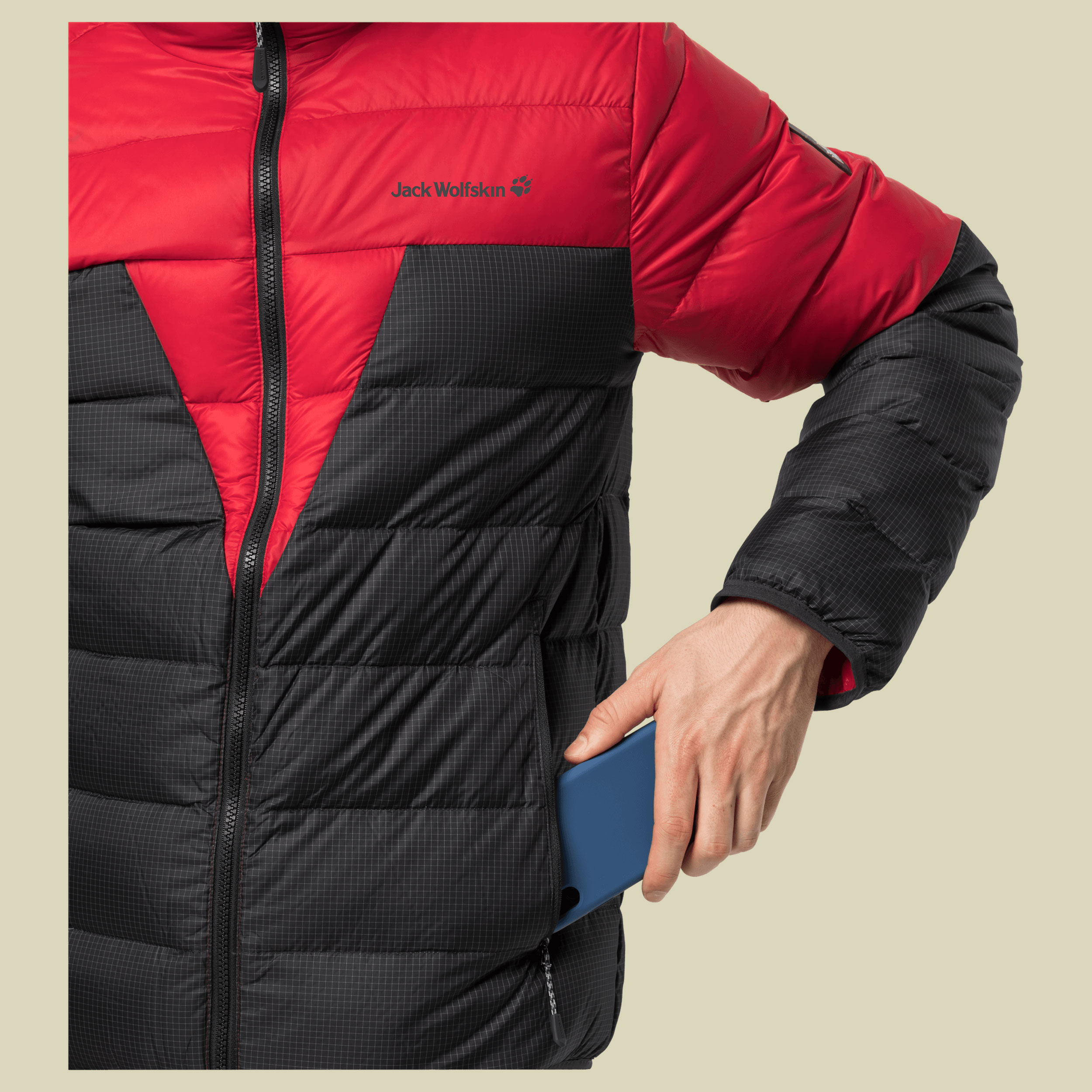 DNA Tundra Hoody Men Größe XL Farbe red lacquer