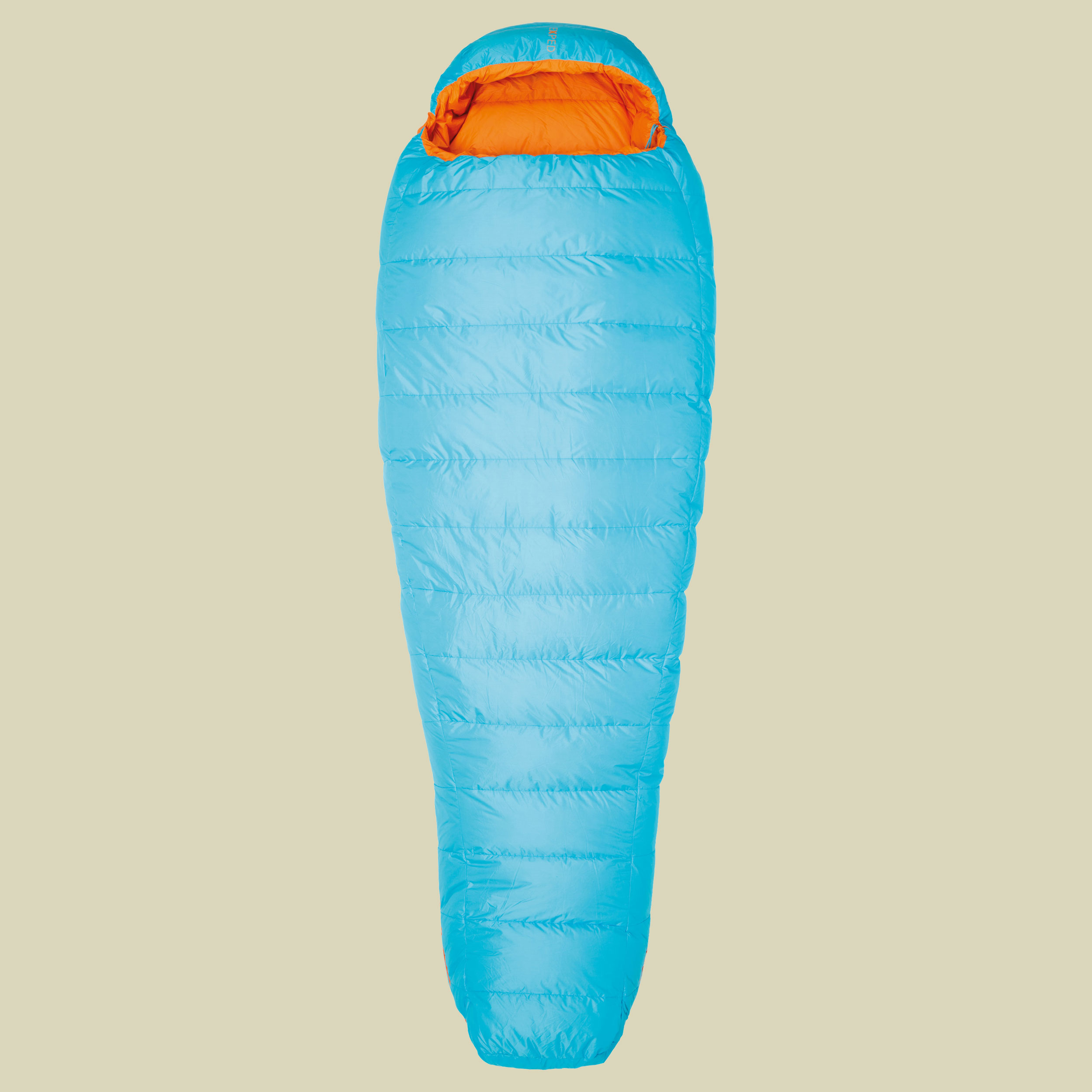 WinterLite -15°Women bis Körpergröße 170 cm (S) Farbe cyan/lava, Reißverschluss links