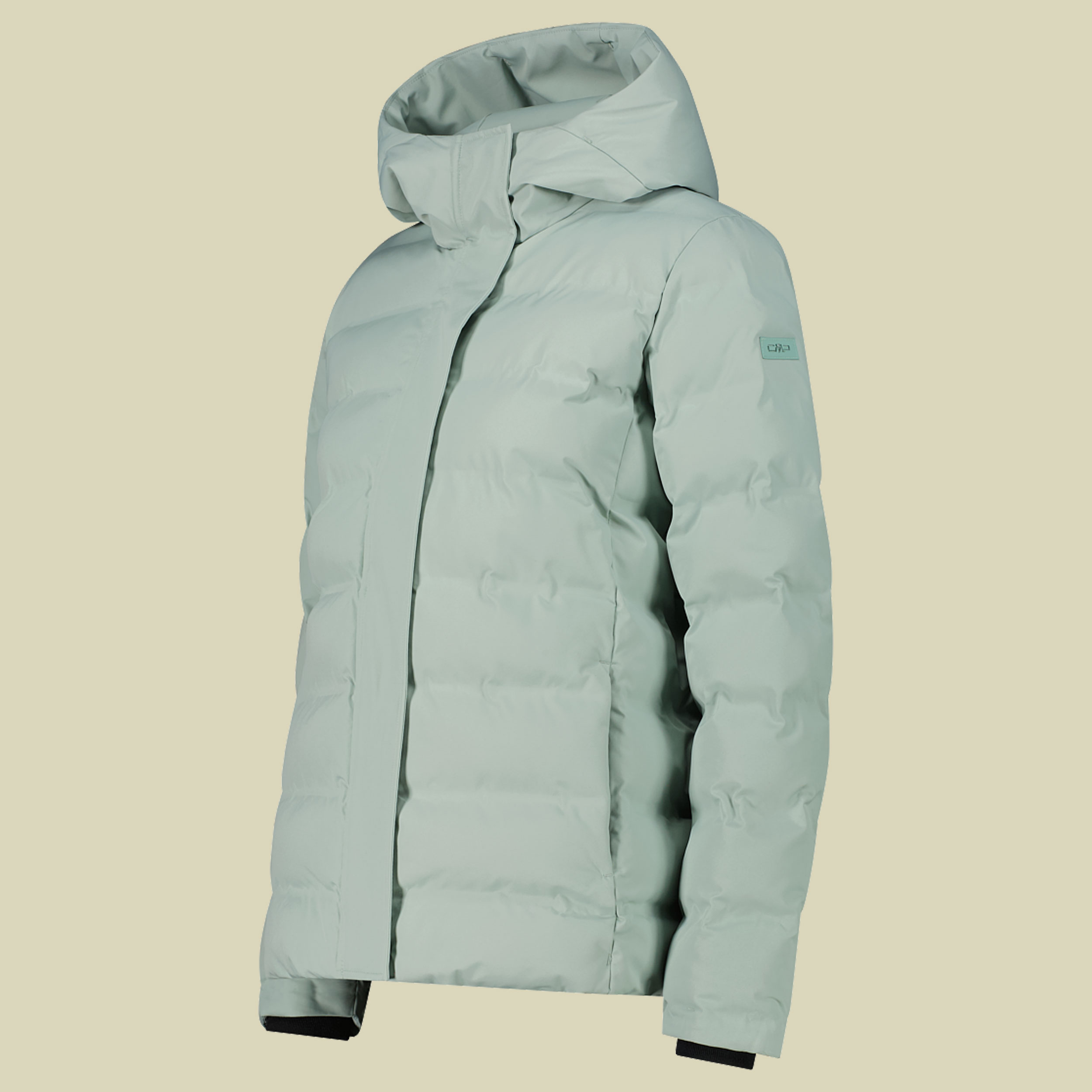 Woman Jacket Fix Hood 44 grün - Farbe jade