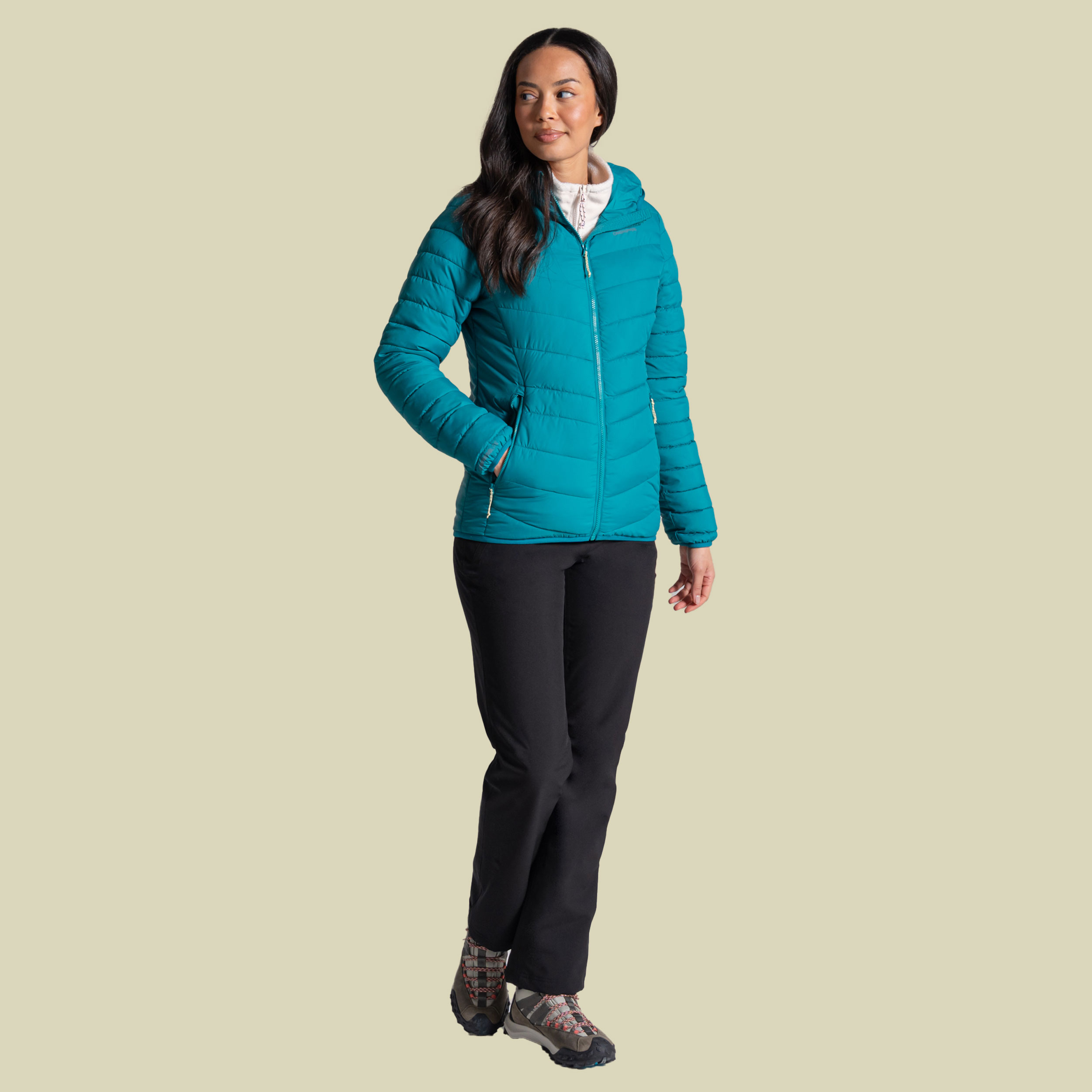 Compresslite IX Hooded Jacket  Women 46 (UK 20) türkis - empress teal