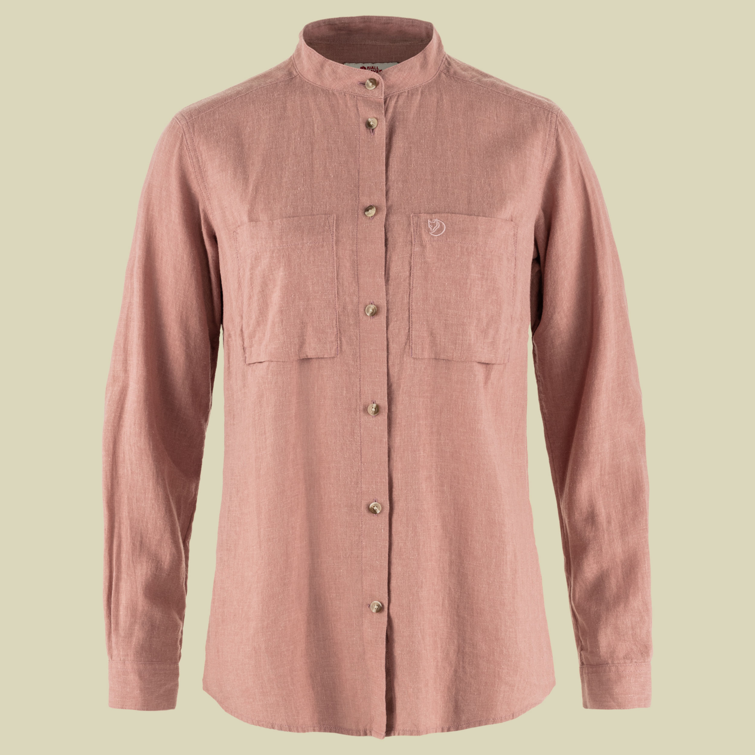 Övik Hemp Shirt LS Women Größe XL Farbe dusty rose