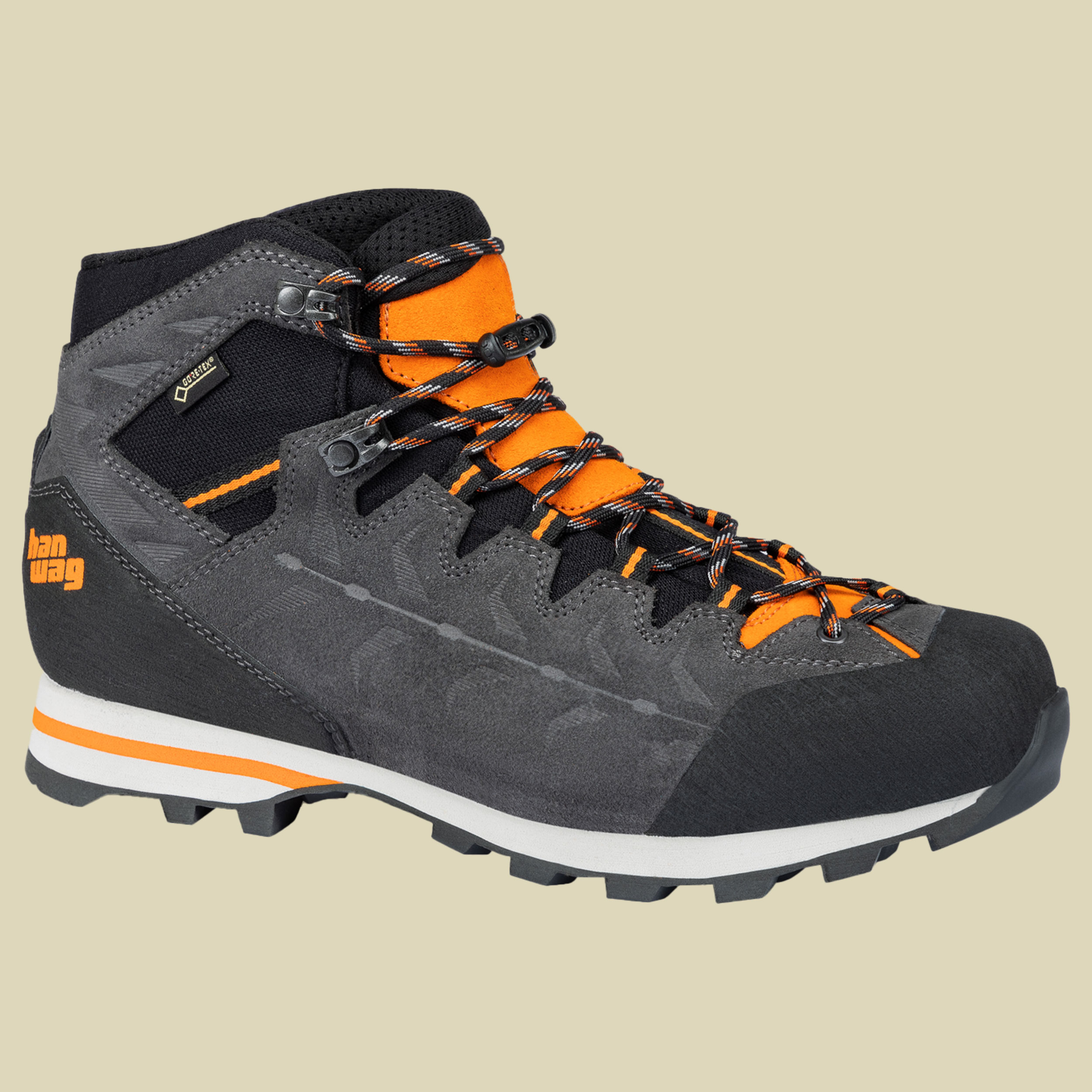 Makra Light GTX Men Größe UK 7,5  Farbe asphalt/orange