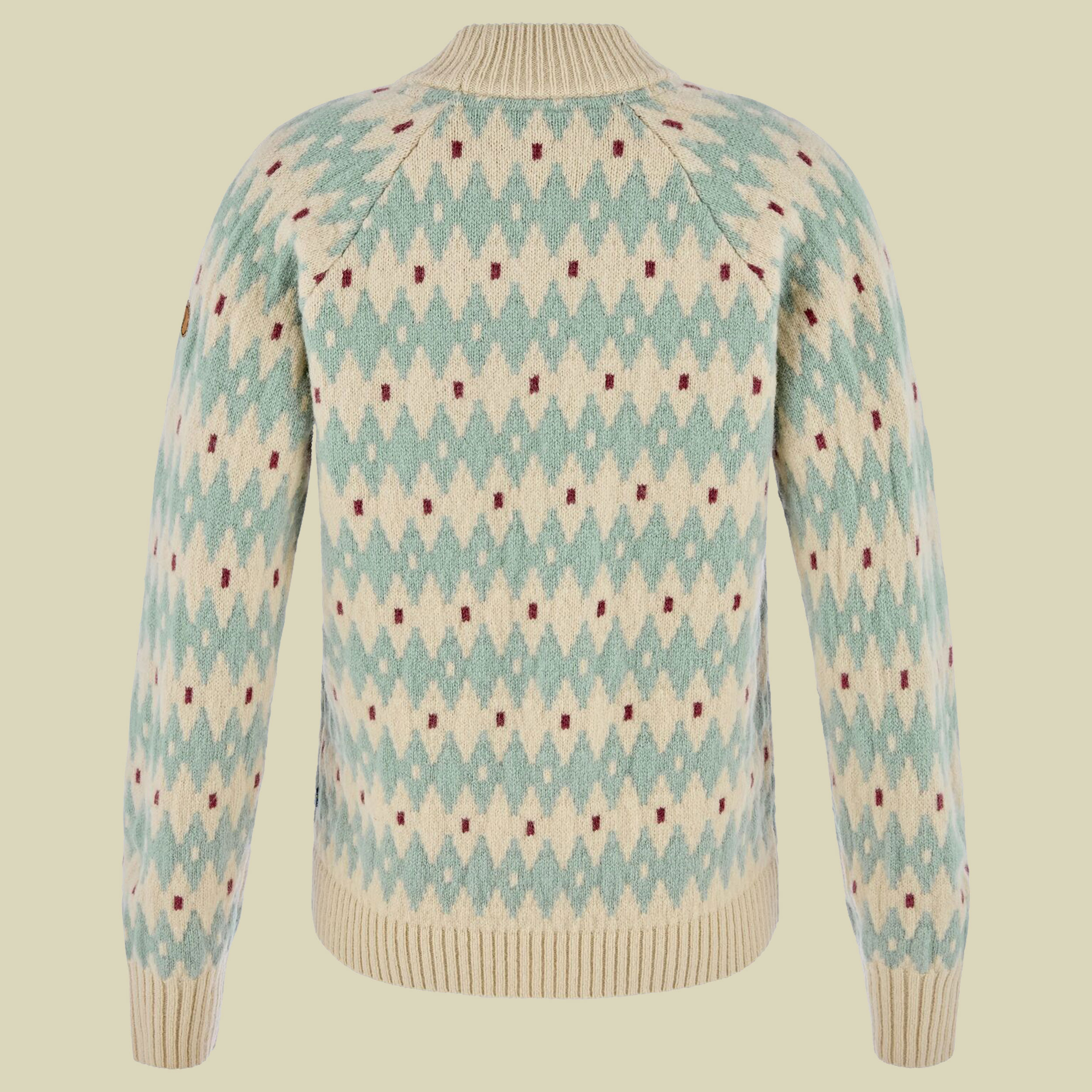 Övik Jacquard Knit Women S grün - light beige-misty green
