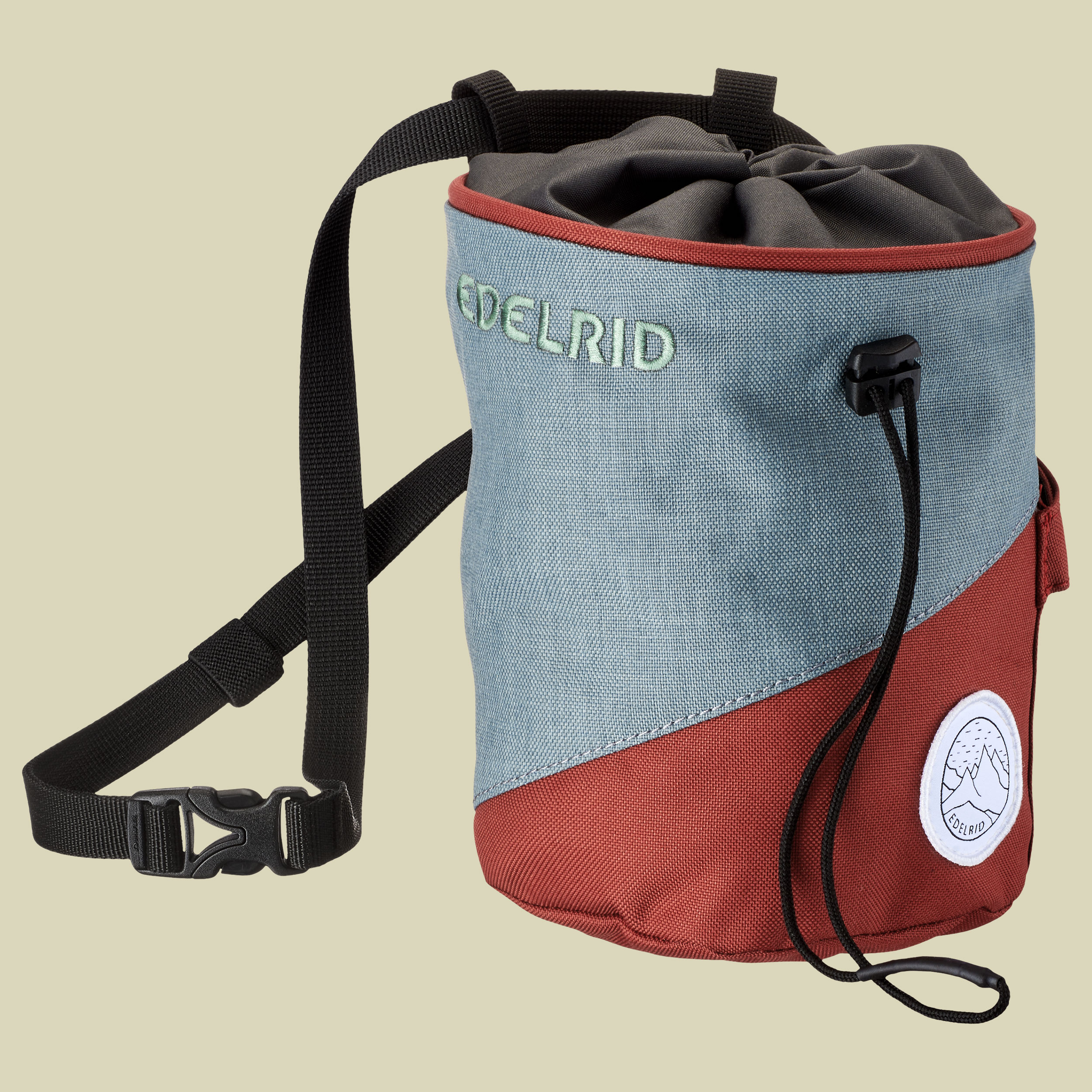 Chalk Bag Monoblock grau one size - red-stone