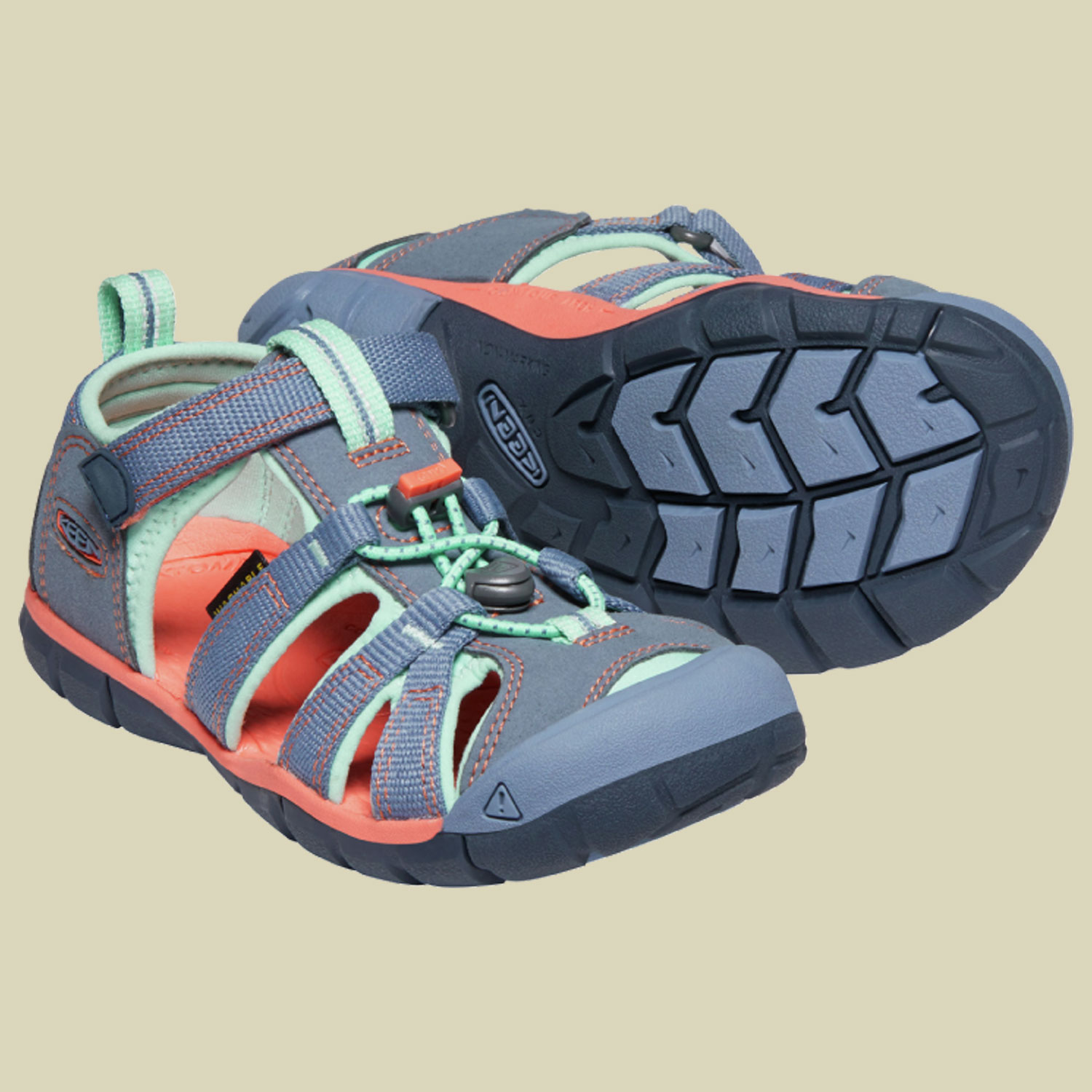 Seacamp II CNX Kids Größe 38 Farbe flint stone/ocean wave