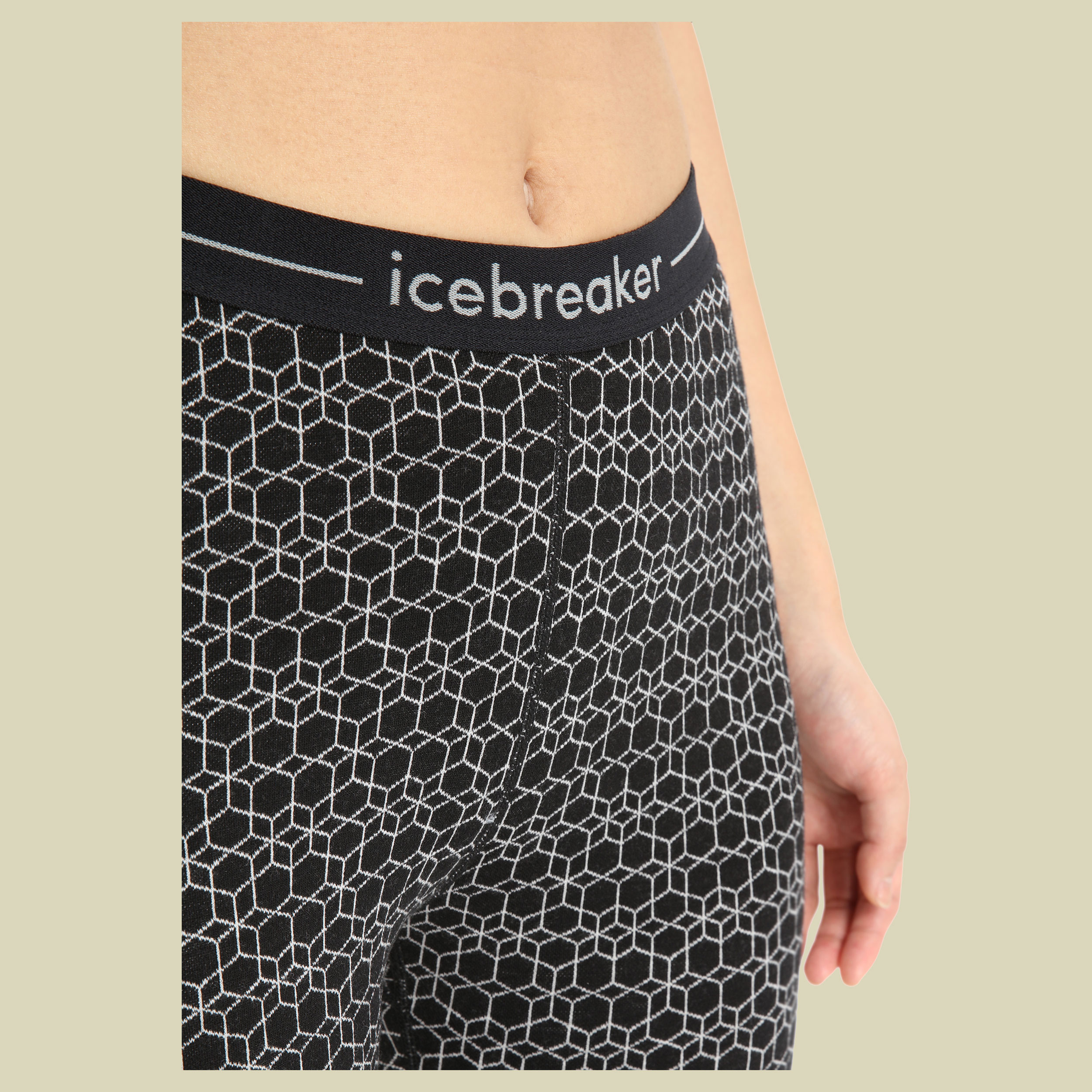 Merino 250 Vertex Leggings Alpine Geo Women Größe XL Farbe black/snow