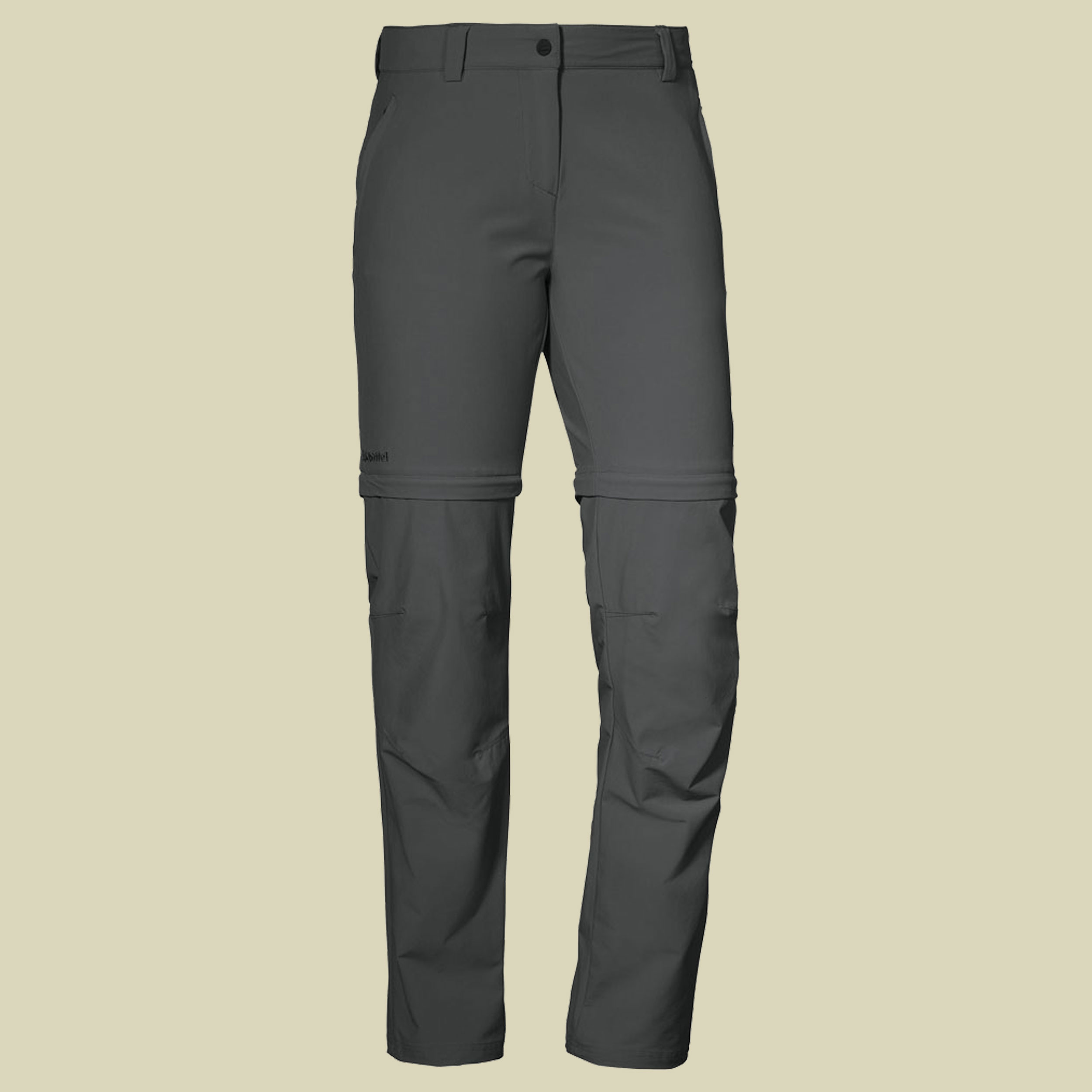 Pants Ascona Zip Off Women Größe 38 Farbe asphalt