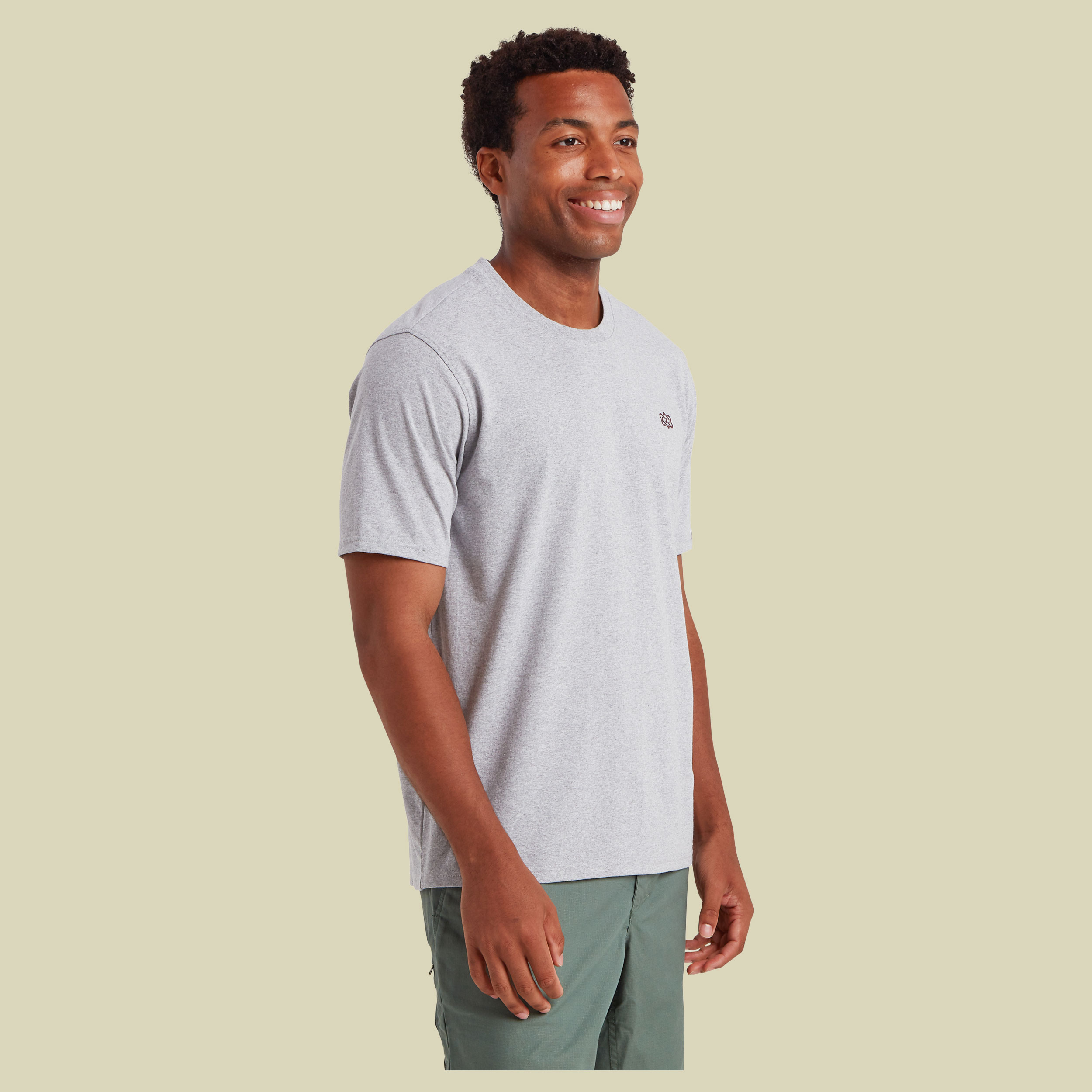 Jutnu Himalayan Tee Men XXL grau- Farbe  monsoon