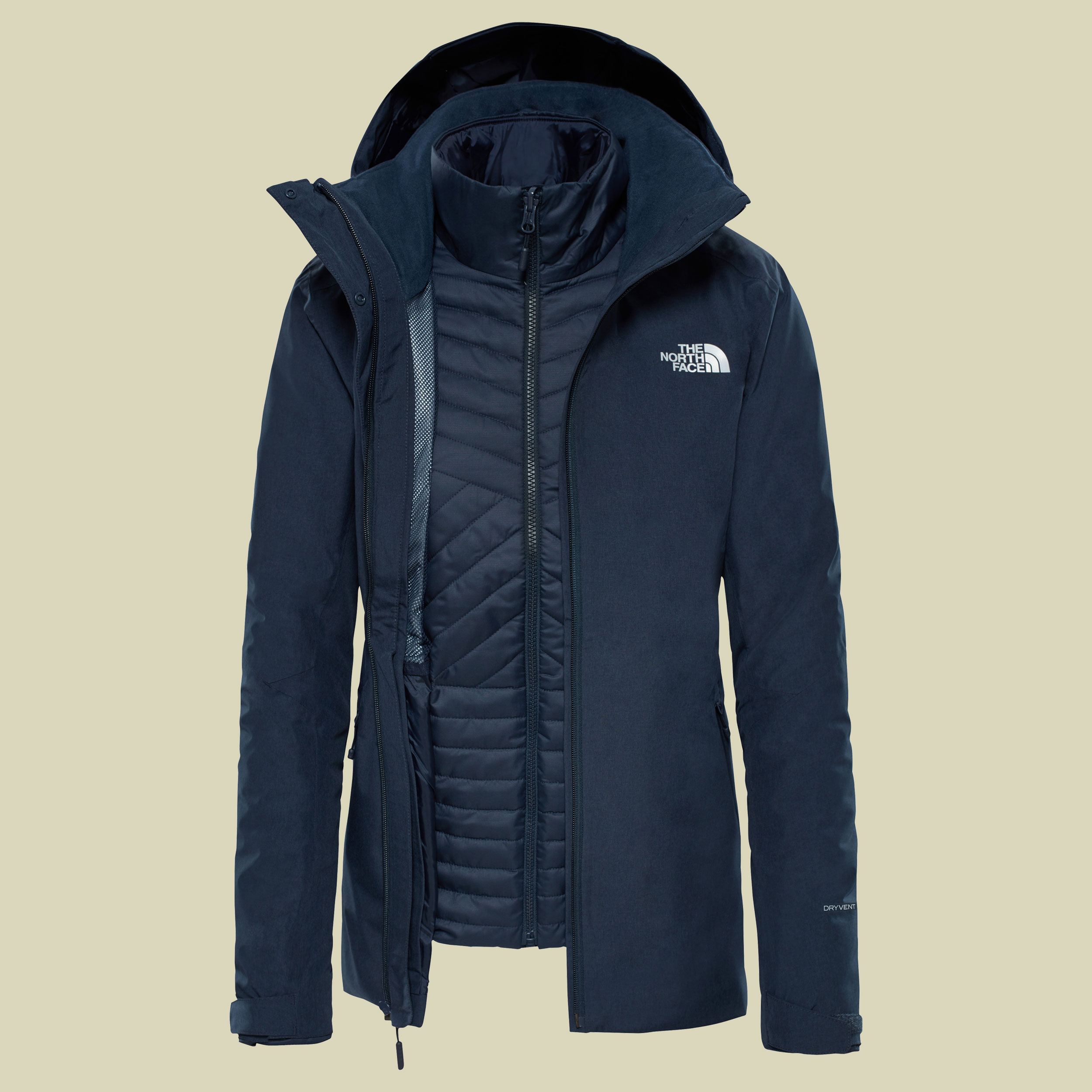 Inlux Triclimate Jacket Women Größe M Farbe urban navy/urban navy