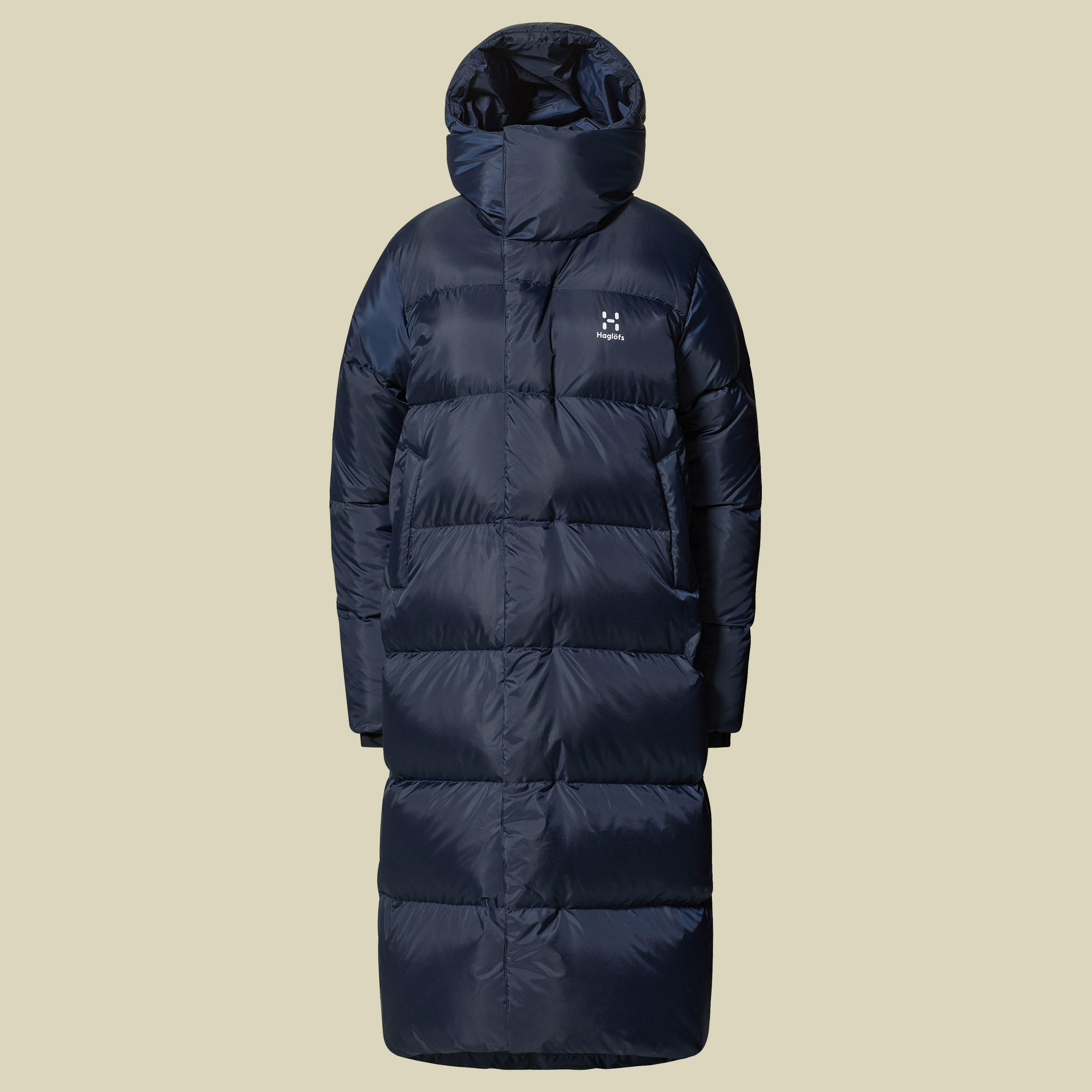 Long Down Parka Women S blau - tarn blue