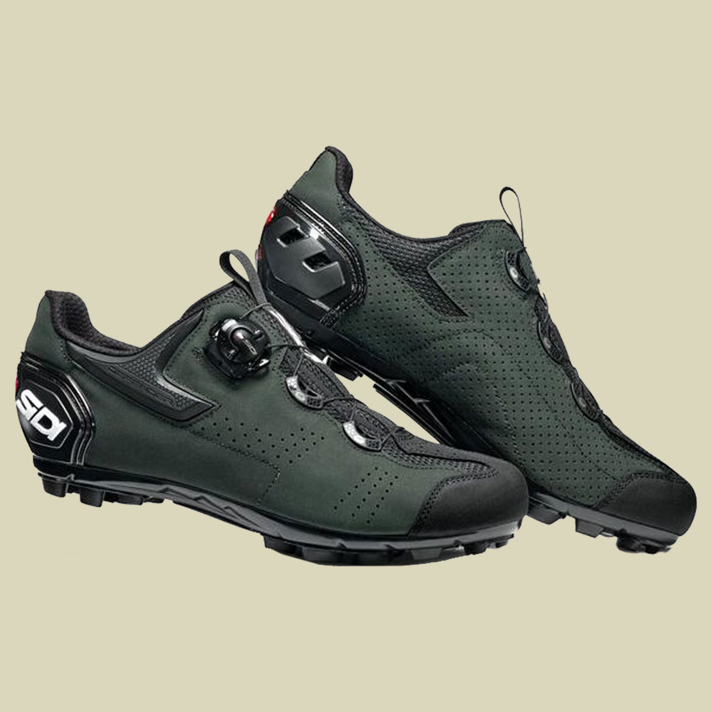MTB Gravel Größe 44 Farbe black/dark green