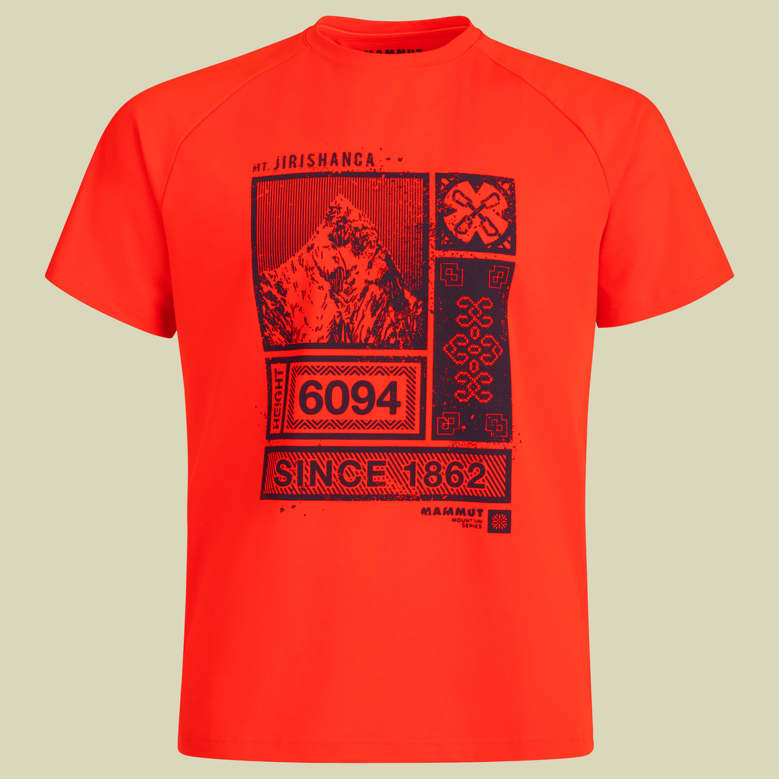 Mountain T-Shirt Men Größe M  Farbe spicy