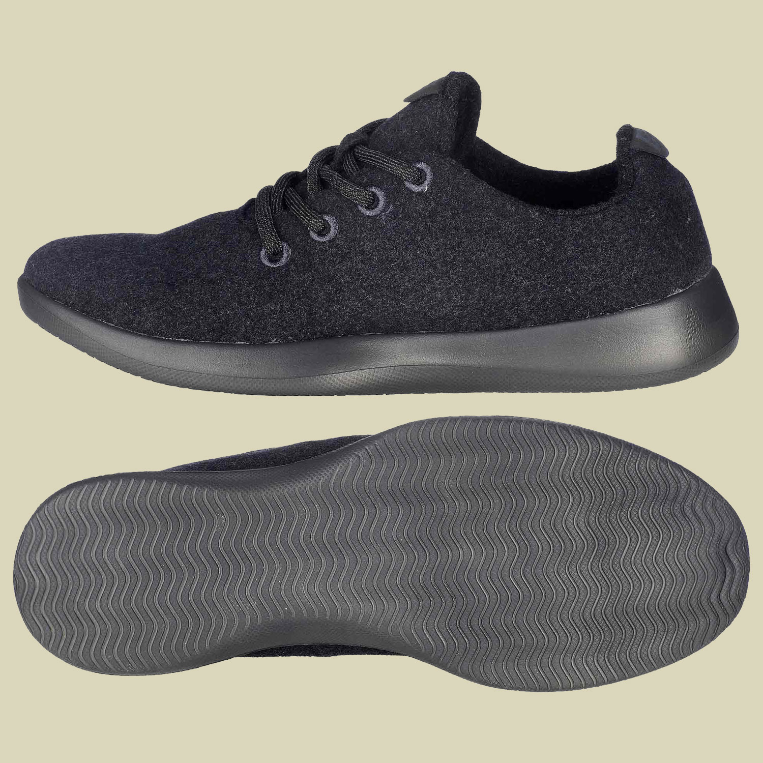 Tenderness Woll-Sneaker Größe 45 Farbe black