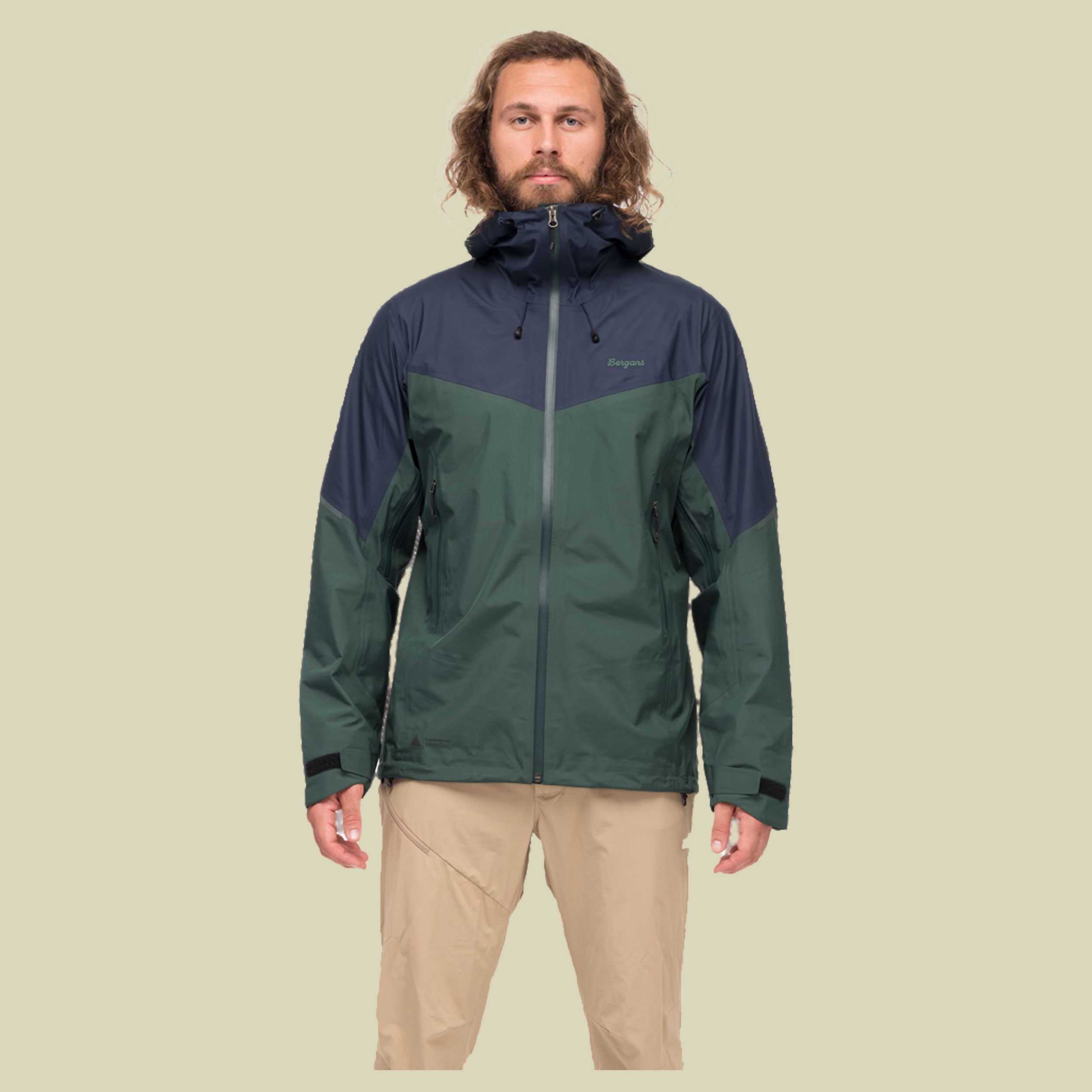 Rabot Light 3L Shell Jacket Men Größe L  Farbe duke green/navy blue